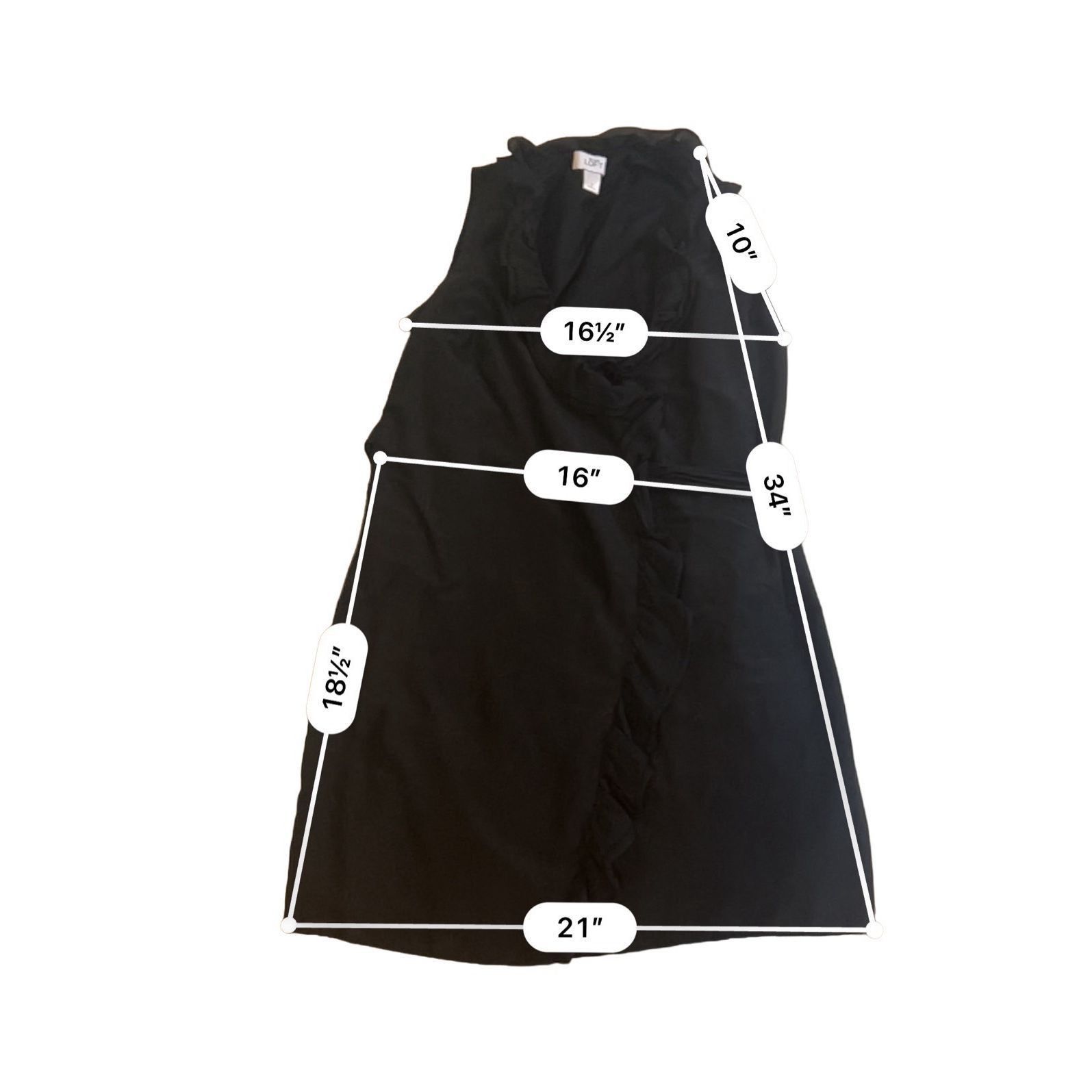 Loft LOFT wrap black dress size 2 Size 27" / US 4 / IT 40 - 3 Thumbnail