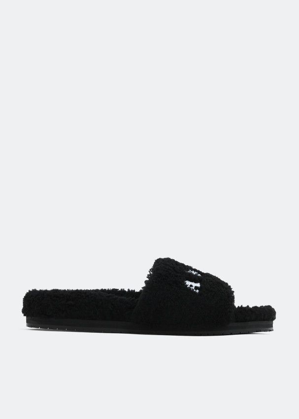 Amiri oc11z0225 Logo Slipper Slides in Black Size US 9 / EU 42 - 1 Thumbnail