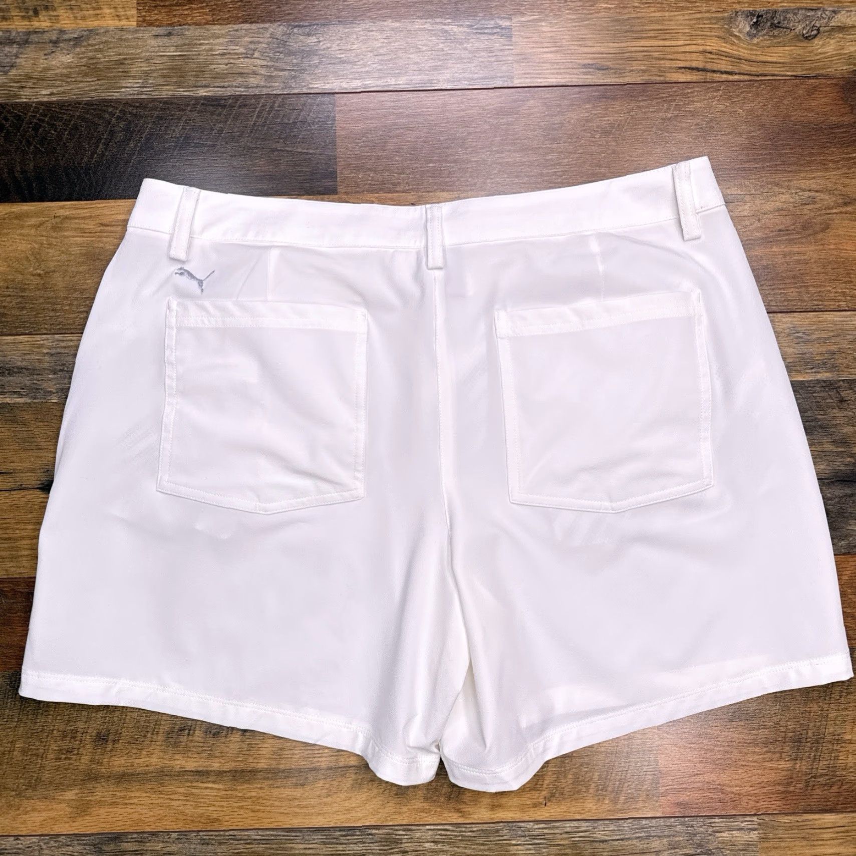 Puma Puma DryCell Shorts Womens 14 White High Rise Stretch New Size 36" / US 14 / IT 50 - 2 Thumbnail