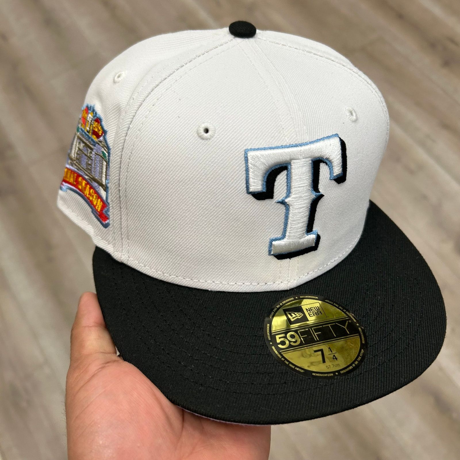 New Era New Era Texas Rangers 2019 Final Season fitted hat Cap 7 1/4 Size ONE SIZE - 1 Thumbnail