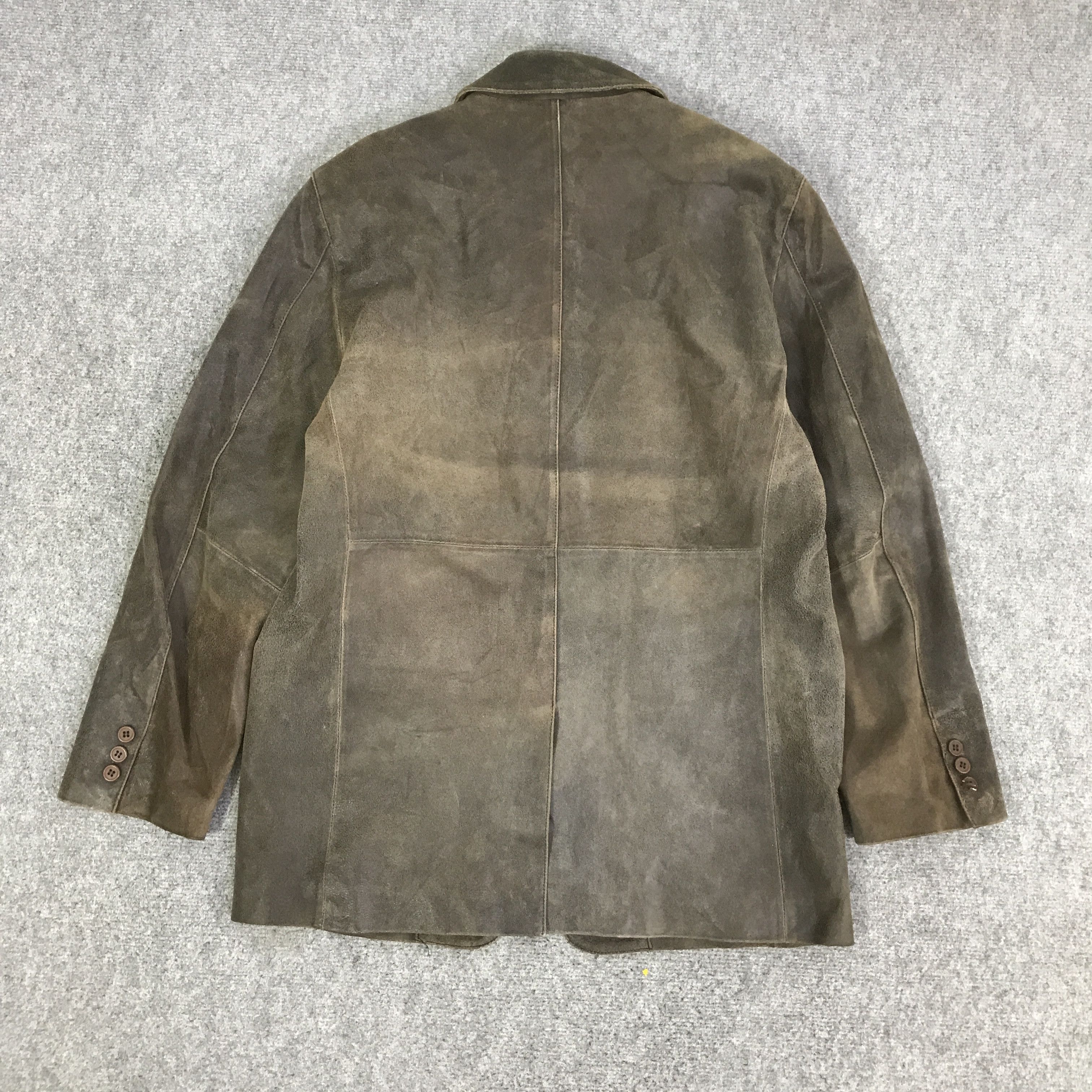 Japanese Brand DAN VALENTINO LEATHER JACKET K89B8 Size US L / EU 52-54 / 3 - 3 Thumbnail