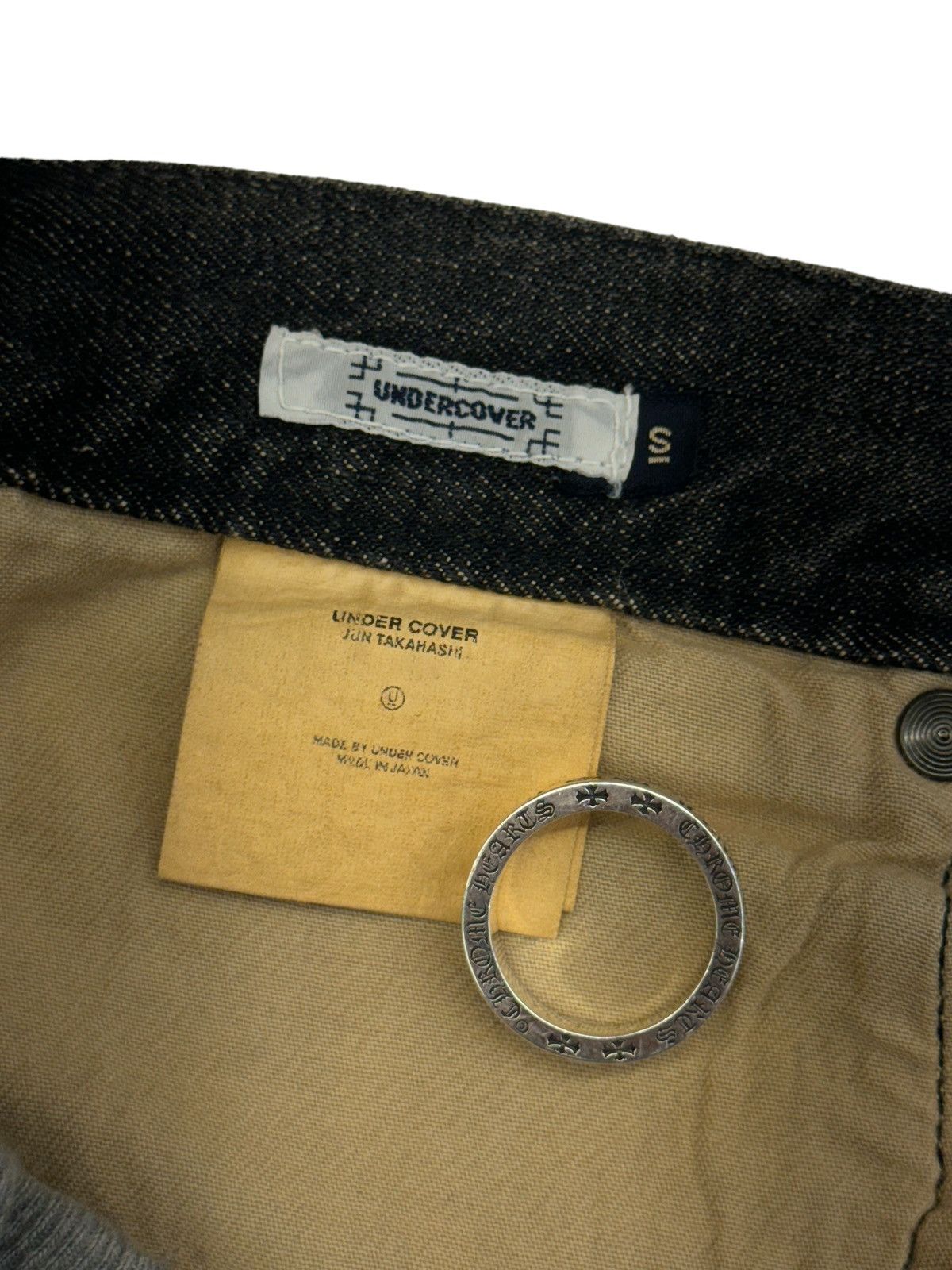 Jun Takahashi Undercover AW02 REBELGODS Hybrid Denim Sweatpants Size US 32 / EU 48 - 8 Thumbnail