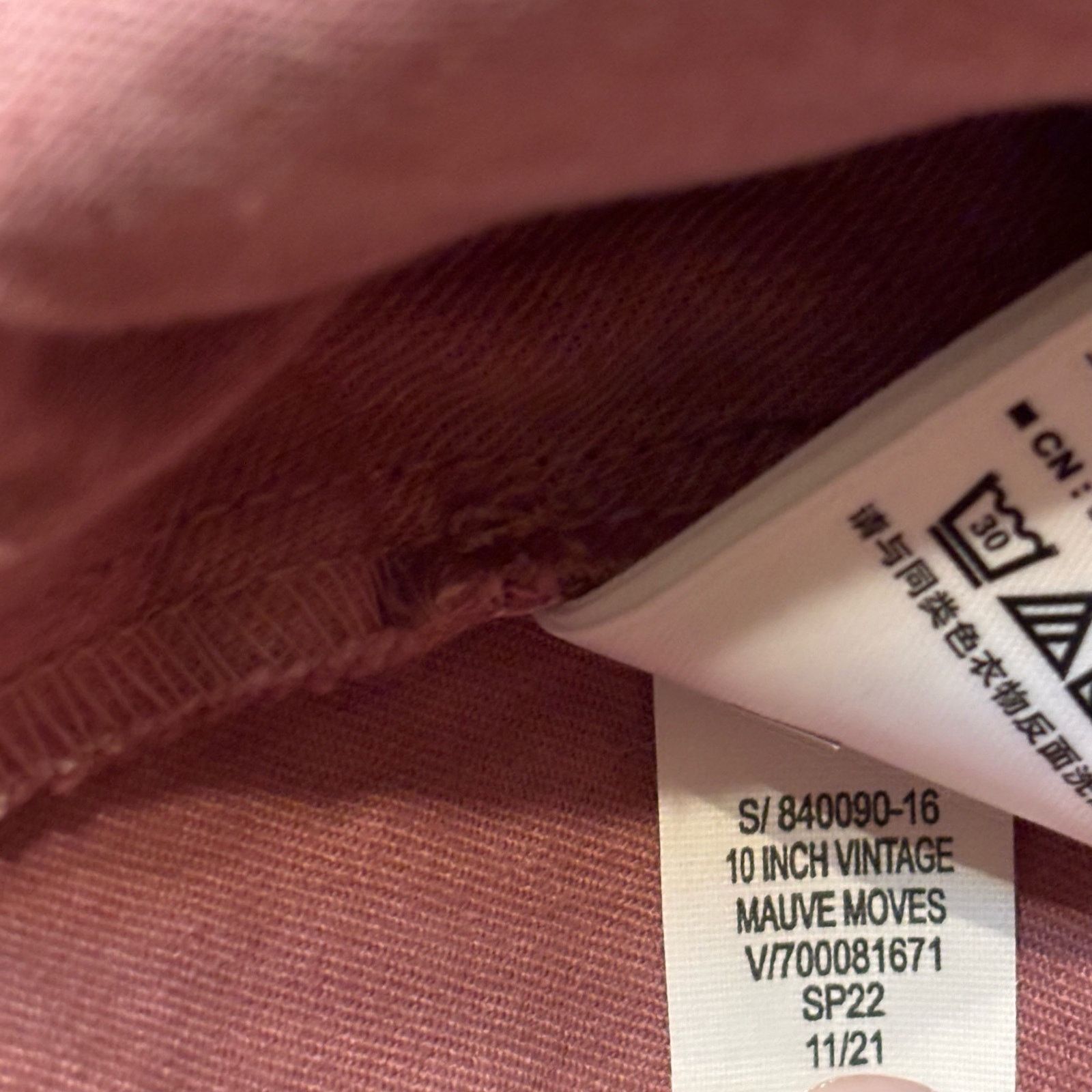 Gap Gap Dark Pink Washed Cotton Blend Flat Front Shorts 28x10 Size US 28 / EU 44 - 5 Thumbnail