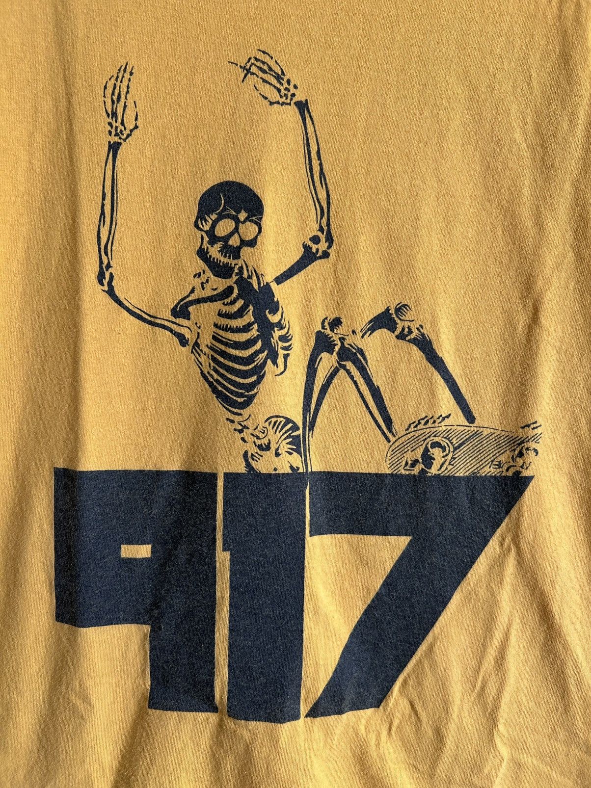 Nine One Seven NineOneSeven Yellow Reaper Logo skate tee 917 Size US L / EU 52-54 / 3 - 2 Thumbnail