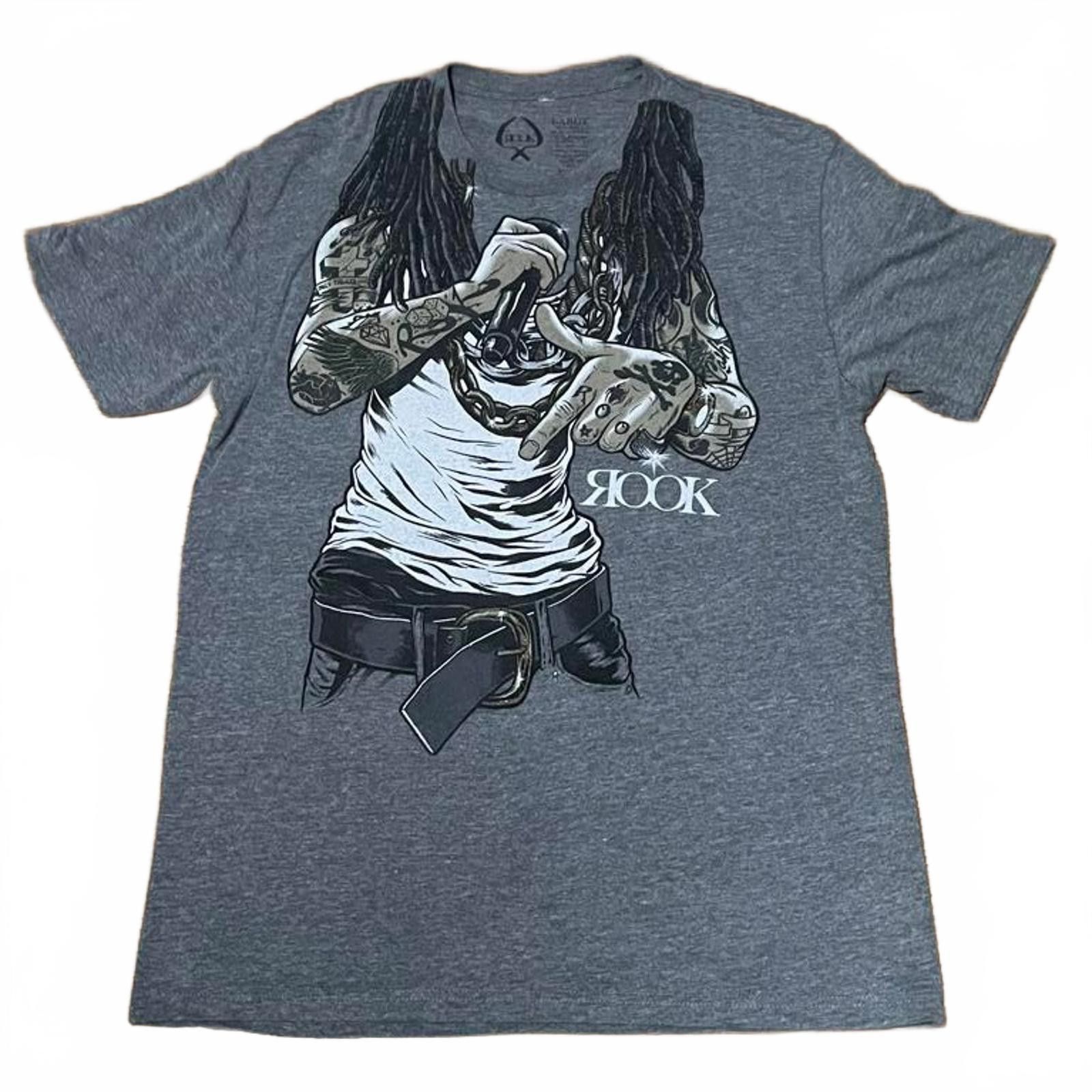 Designer Lil Wayne X Rook Vintage Y2K Rap/Hip-Hop Short Sleeve Tee L Size US L / EU 52-54 / 3 - 1 Thumbnail