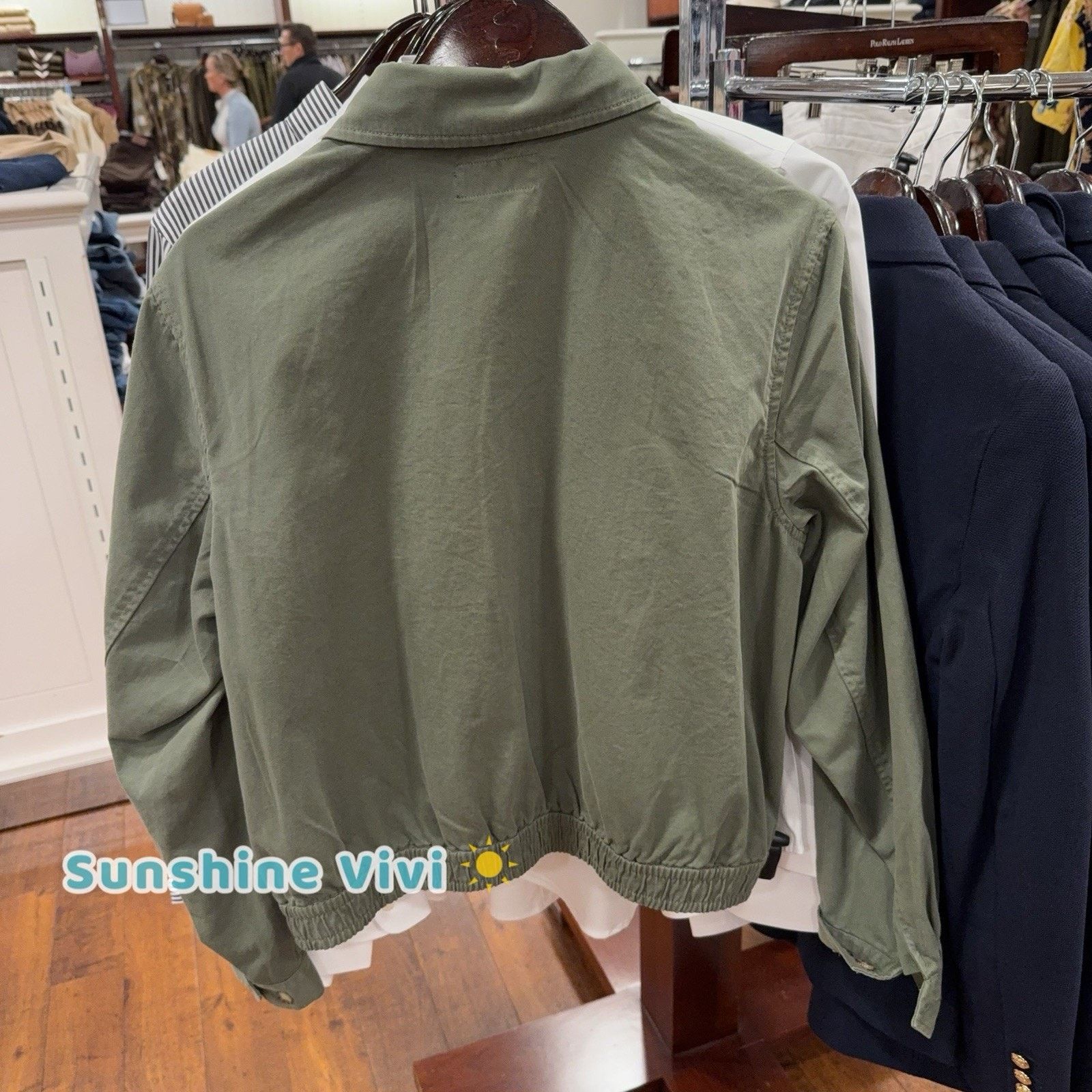 Polo Ralph Lauren NWT Polo Ralph Lauren Women Cotton Twill JACKET Olive medium Size M / US 6-8 / IT 42-44 - 4 Thumbnail
