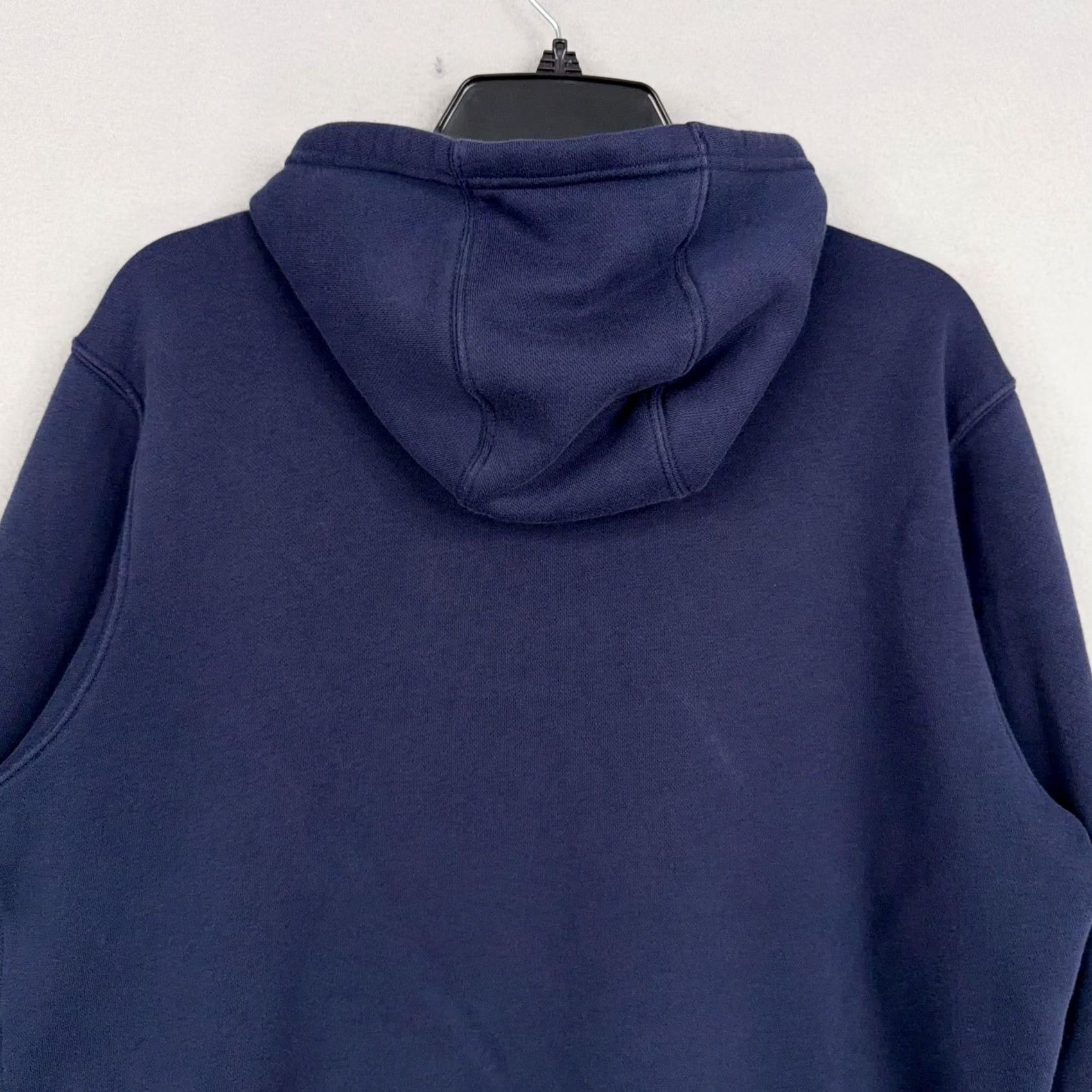Nike Nike NBA NYC Hoodie Mens Large Navy Blue Fleece Pullover Basketball Club Swoosh Logo Pouch Pocket Size US L / EU 52-54 / 3 - 7 Thumbnail