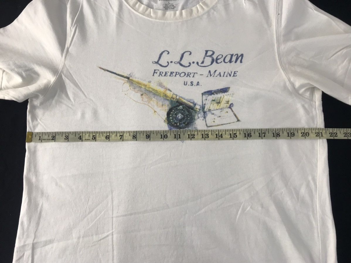 L.L. Bean LL Bean Freeport Maine Usa Fishing Gear Printed Tee Size US L / EU 52-54 / 3 - 9 Thumbnail