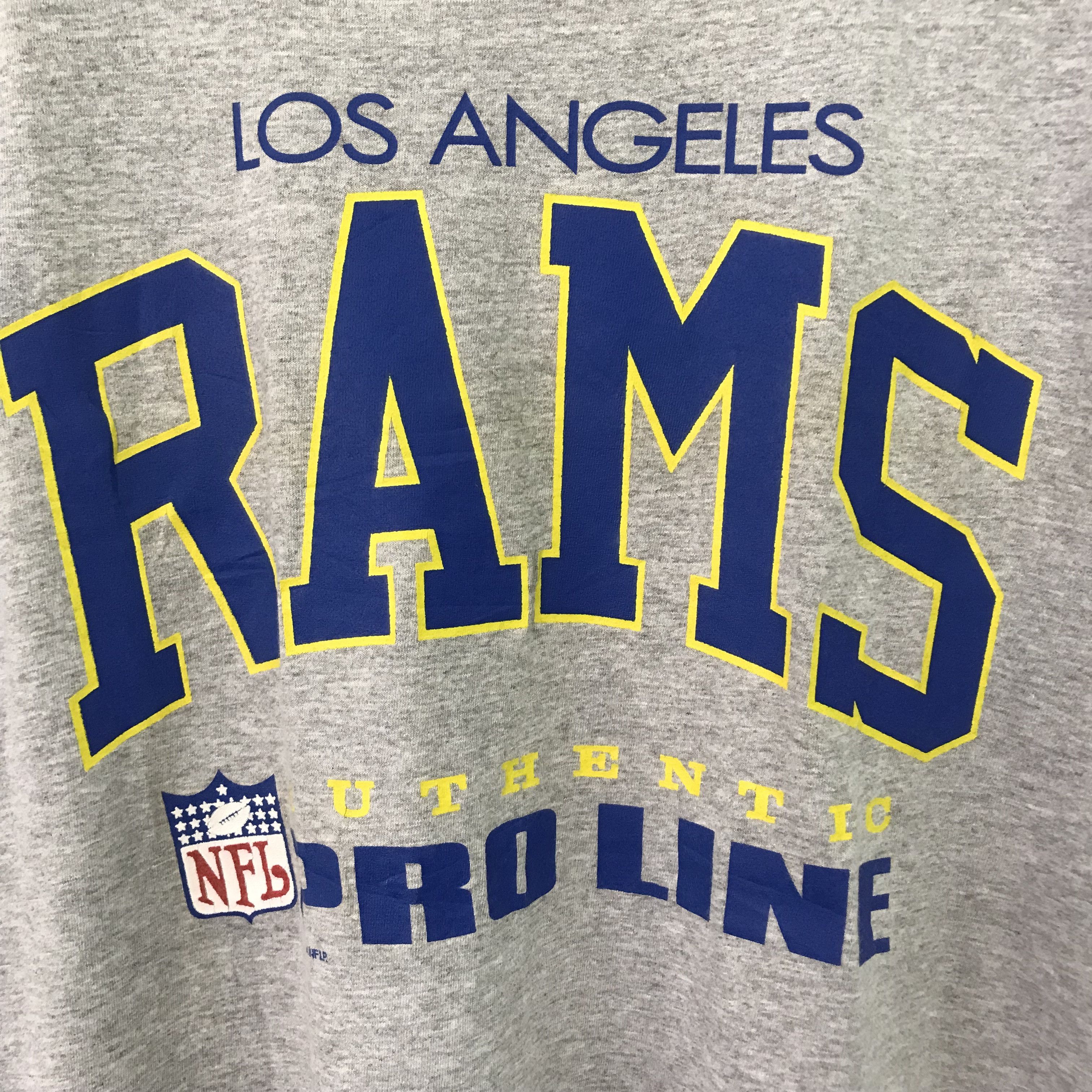 Vintage Vintage 90s St. Louis Rams Football Gray Tshirt - 634 Size US L / EU 52-54 / 3 - 4 Thumbnail