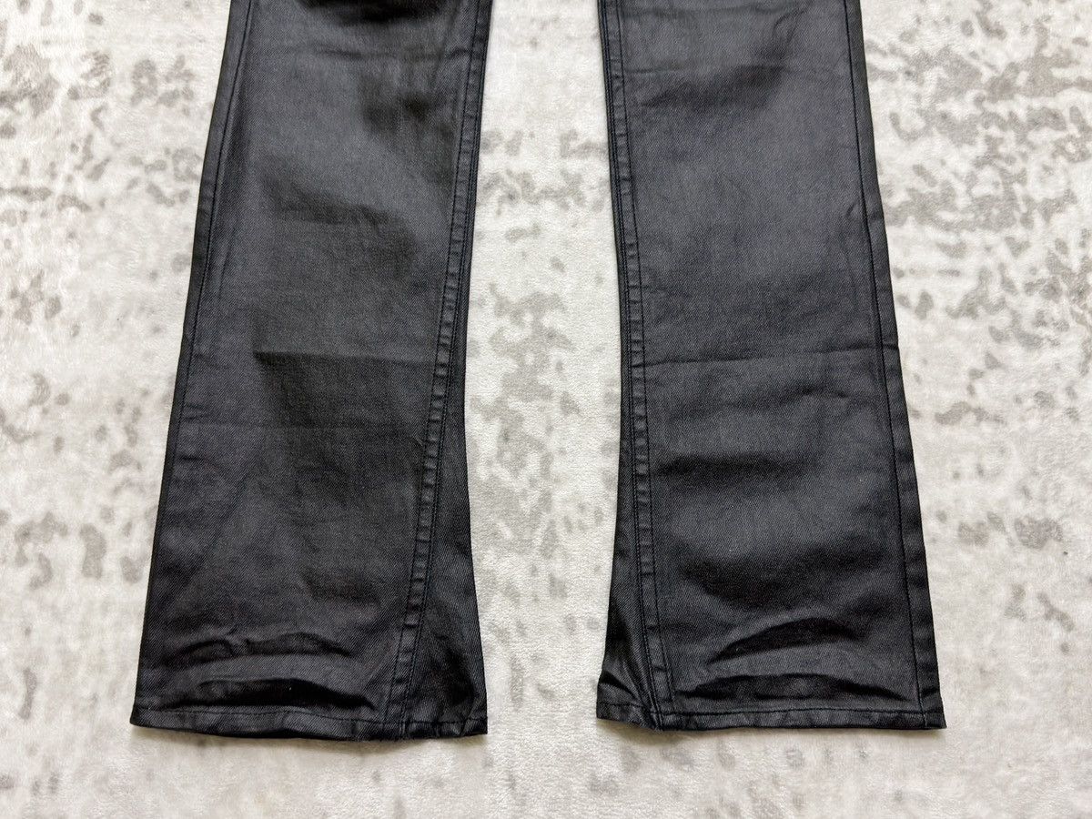 Le Grande Bleu (L.G.B.) Vintage Y2K Cook Jeans Coated Wax Finish Flared Jeans Size US 31 - 7 Thumbnail