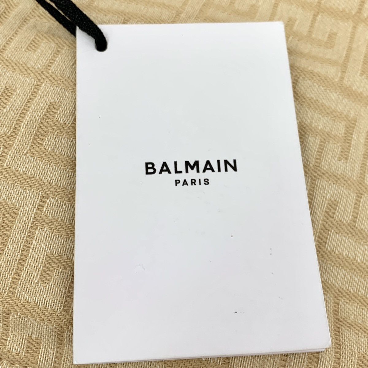 Balmain Balmain Beige All-over Logo Jacquard Casual Shorts K26WX Size 27" / US 4 / IT 40 - 8 Thumbnail