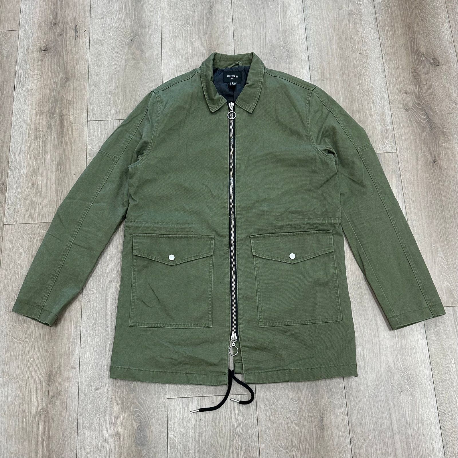 Forever 21 Forever 21 utility field long jacket olive green size Medium Size US M / EU 48-50 / 2 - 1 Thumbnail