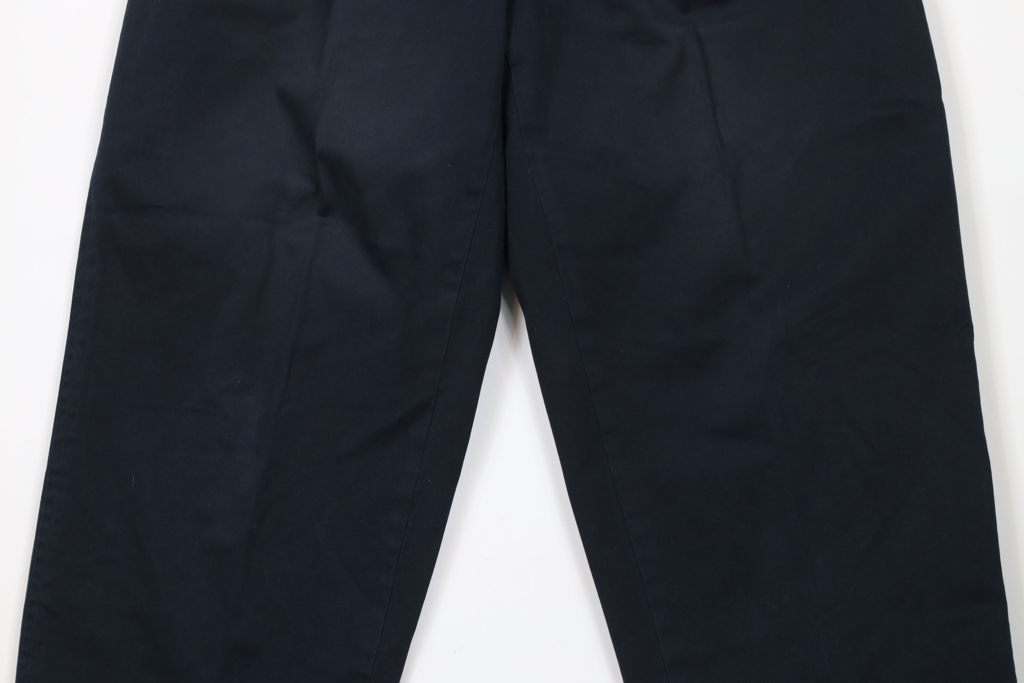 Nautica × Vintage Vintage 90s Nautica Spell Pleated Wide Leg Chino Pants Blue Size US 34 / EU 50 - 3 Thumbnail
