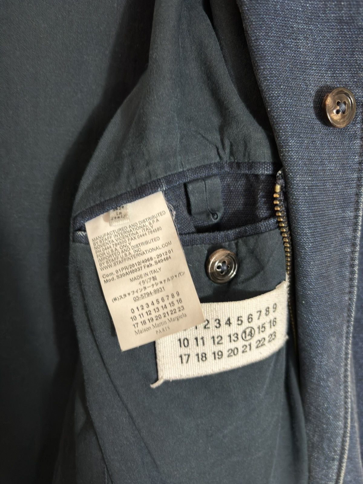 Designer × Maison Margiela Maison Margiela Denim Coat Jeans Italy Luxury Designer Rare Size US M / EU 48-50 / 2 - 8 Thumbnail