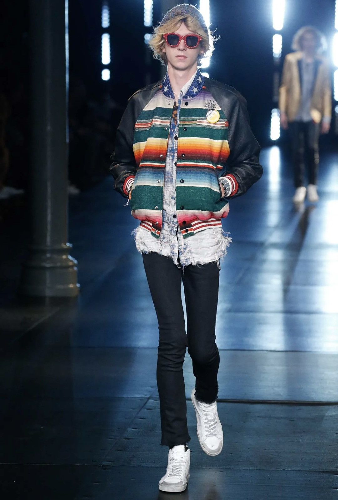 Saint Laurent Paris Saint Laurent Paris SS16 Trex Mexican Bomber Sz.48 Size US M / EU 48-50 / 2 - 2 Thumbnail
