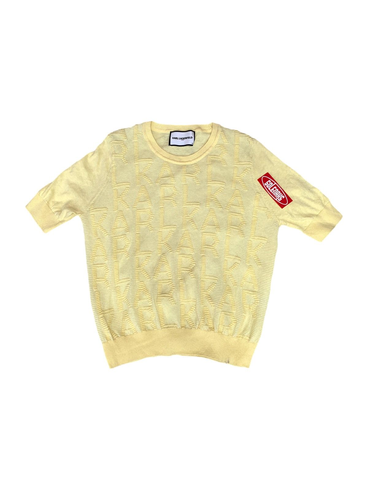 Karl Lagerfeld Karl lagerfeld paris short sleeve sweater Size S / US 4 / IT 40 - 1 Thumbnail