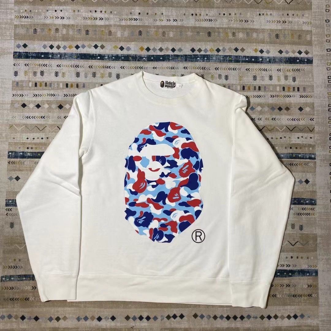 BAPE PARIS BIG APE HEAD CREWNECK