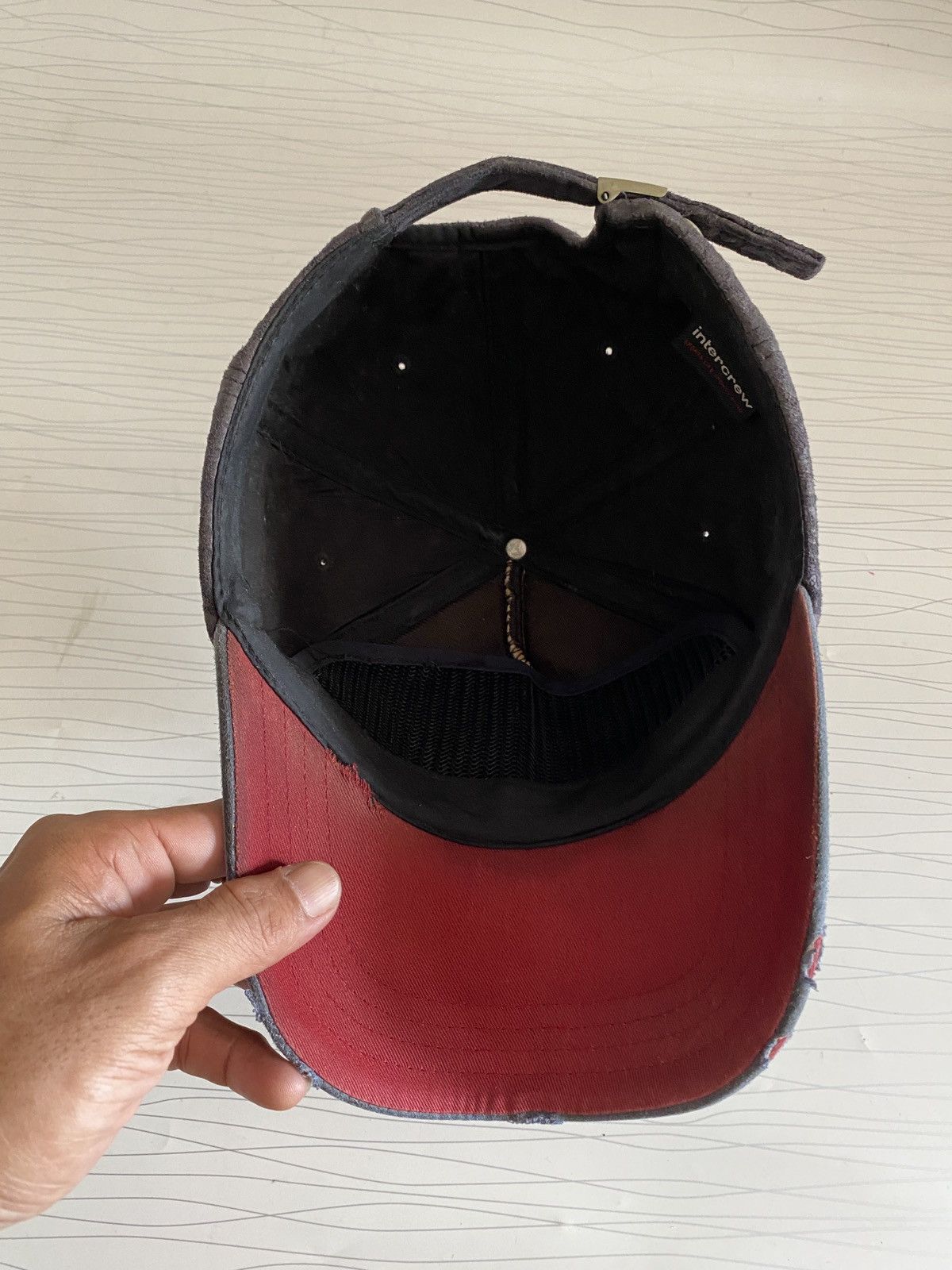 Japanese Brand Vintage Japanese Peace Distressed Embroidery Cap Size ONE SIZE - 10 Thumbnail