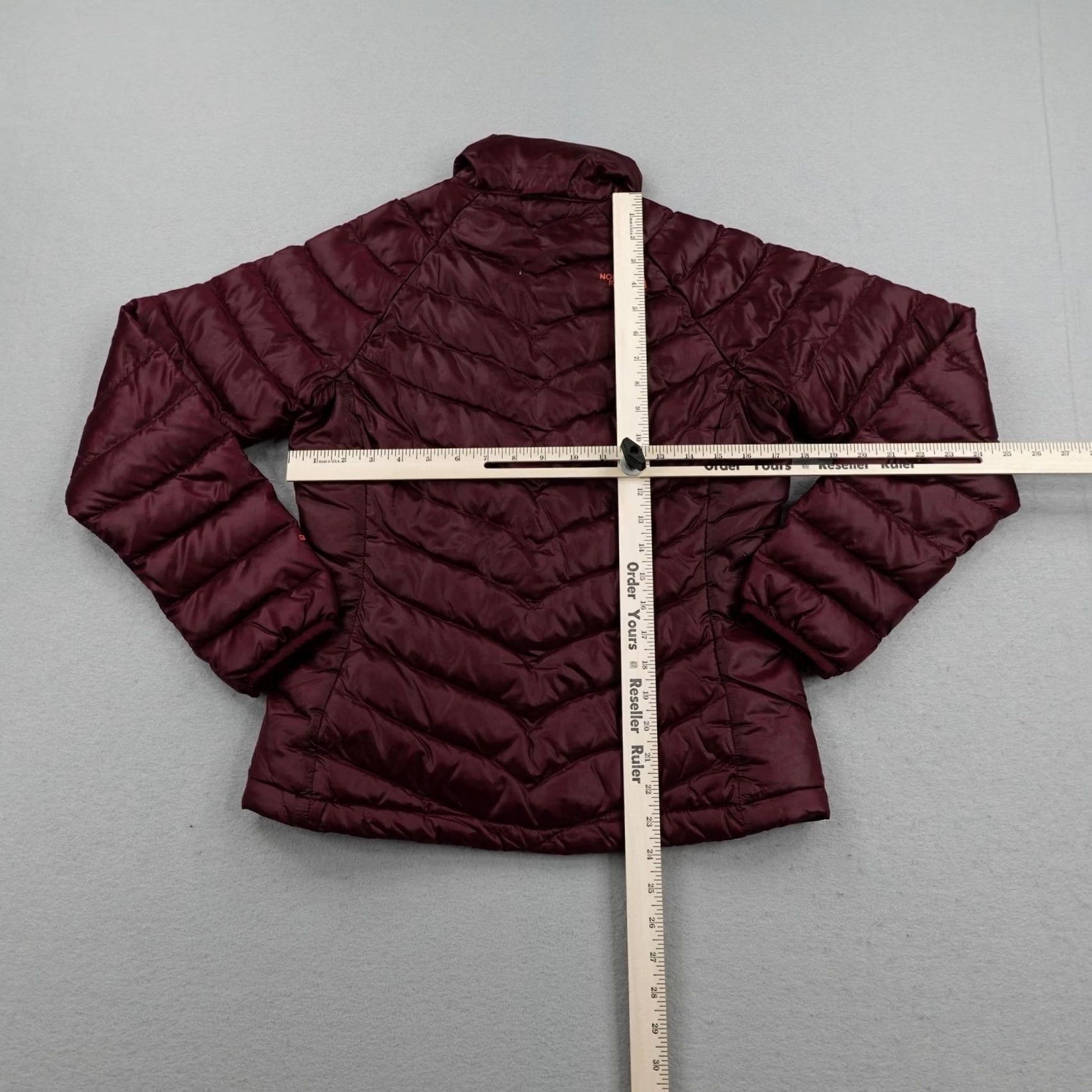 The North Face The North Face Jacket Womens Small Red Burgundy 550 Down Puffer Coat Full Zip Size S / US 4 / IT 40 - 4 Thumbnail