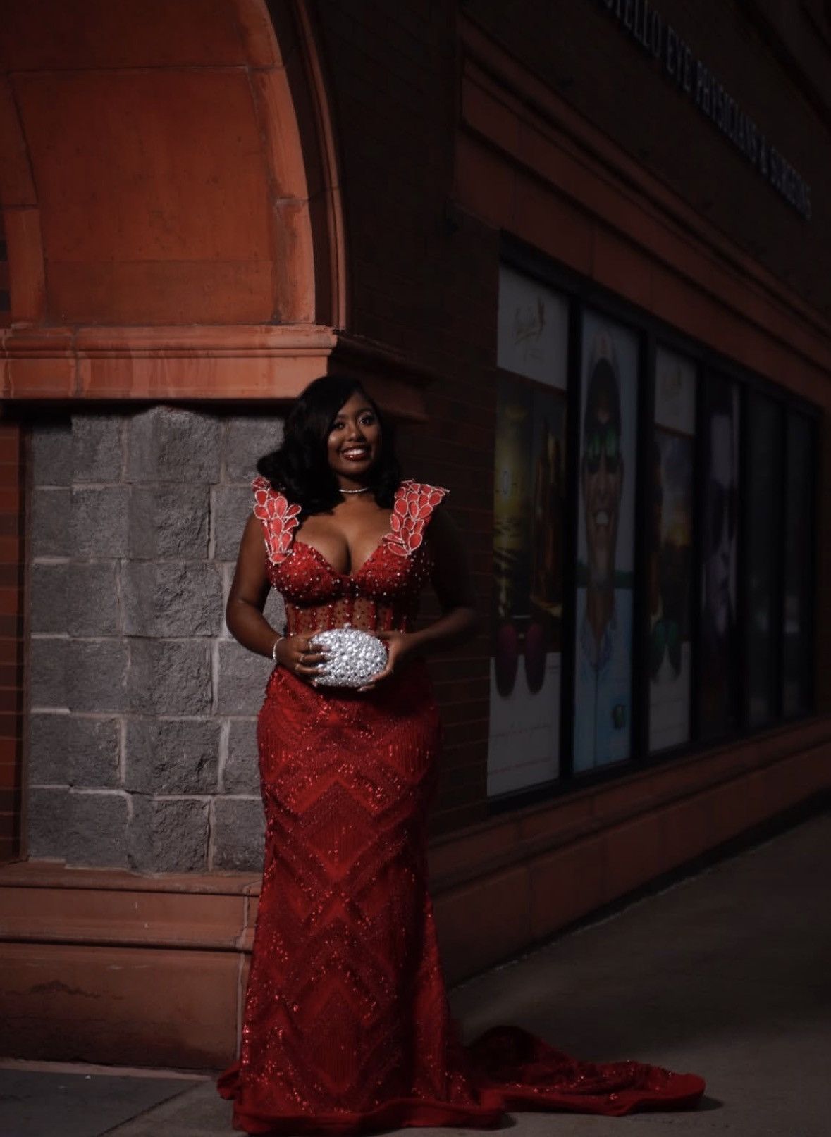 Other Red Evening Gown Size L / US 10 / IT 46 - 2 Thumbnail