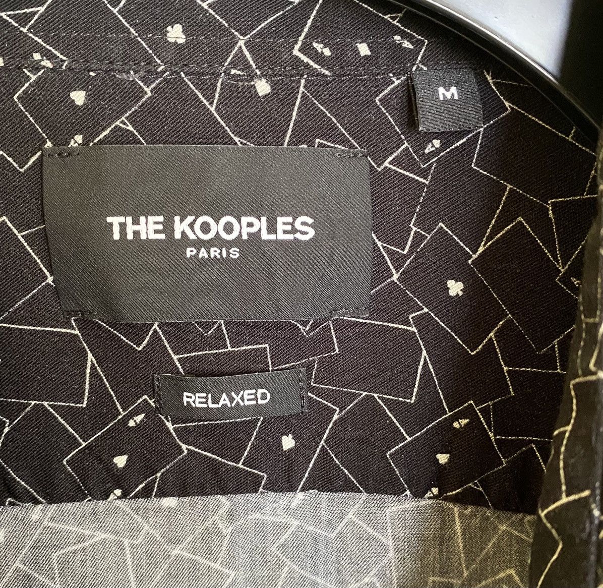 The Kooples The Kooples Paris Card Print Long Sleeve Button Up Shirt Size US M / EU 48-50 / 2 - 3 Thumbnail