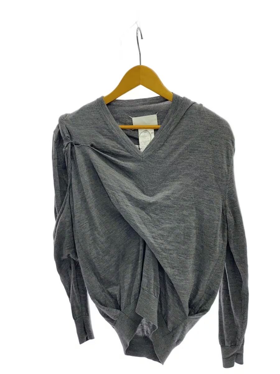 Maison Margiela Drape Design Cotton Knit Sweater Size US S / EU 44-46 / 1 - 1 Thumbnail
