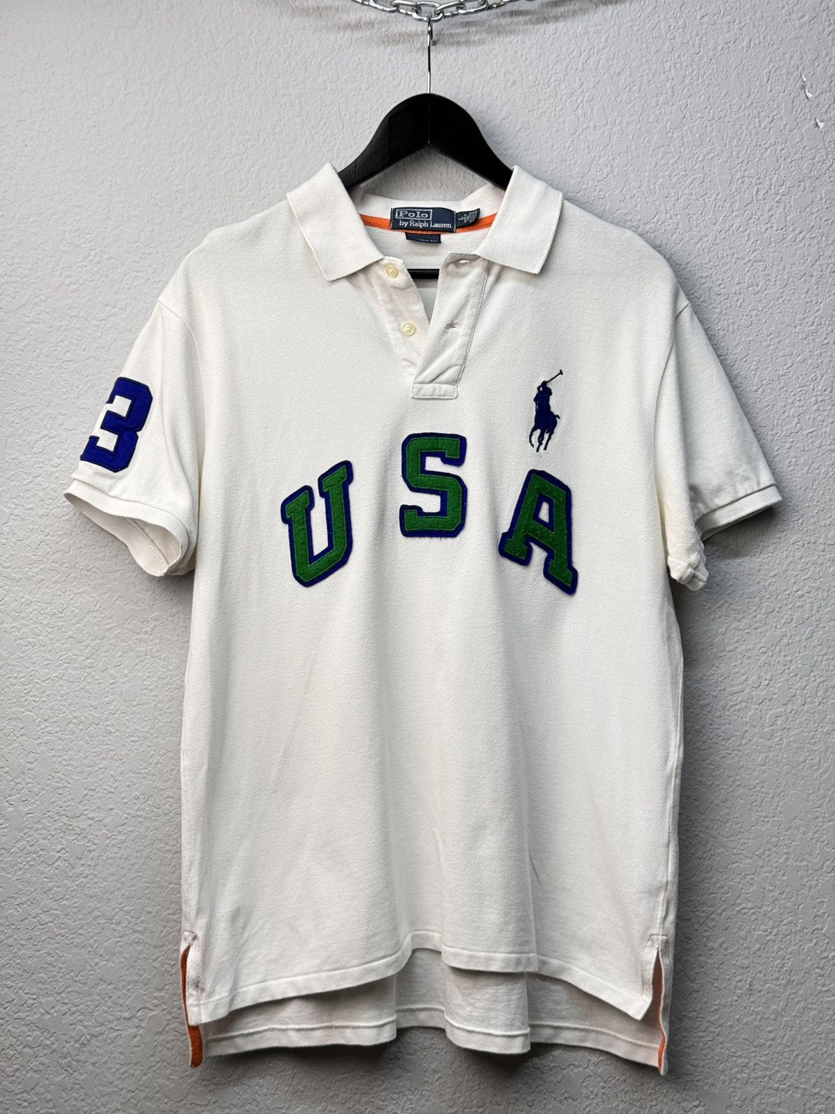 Polo Ralph Lauren Vintage Polo Ralph Lauren USA Polo Shirt Rugby JAPAN Size US L / EU 52-54 / 3 - 4 Thumbnail