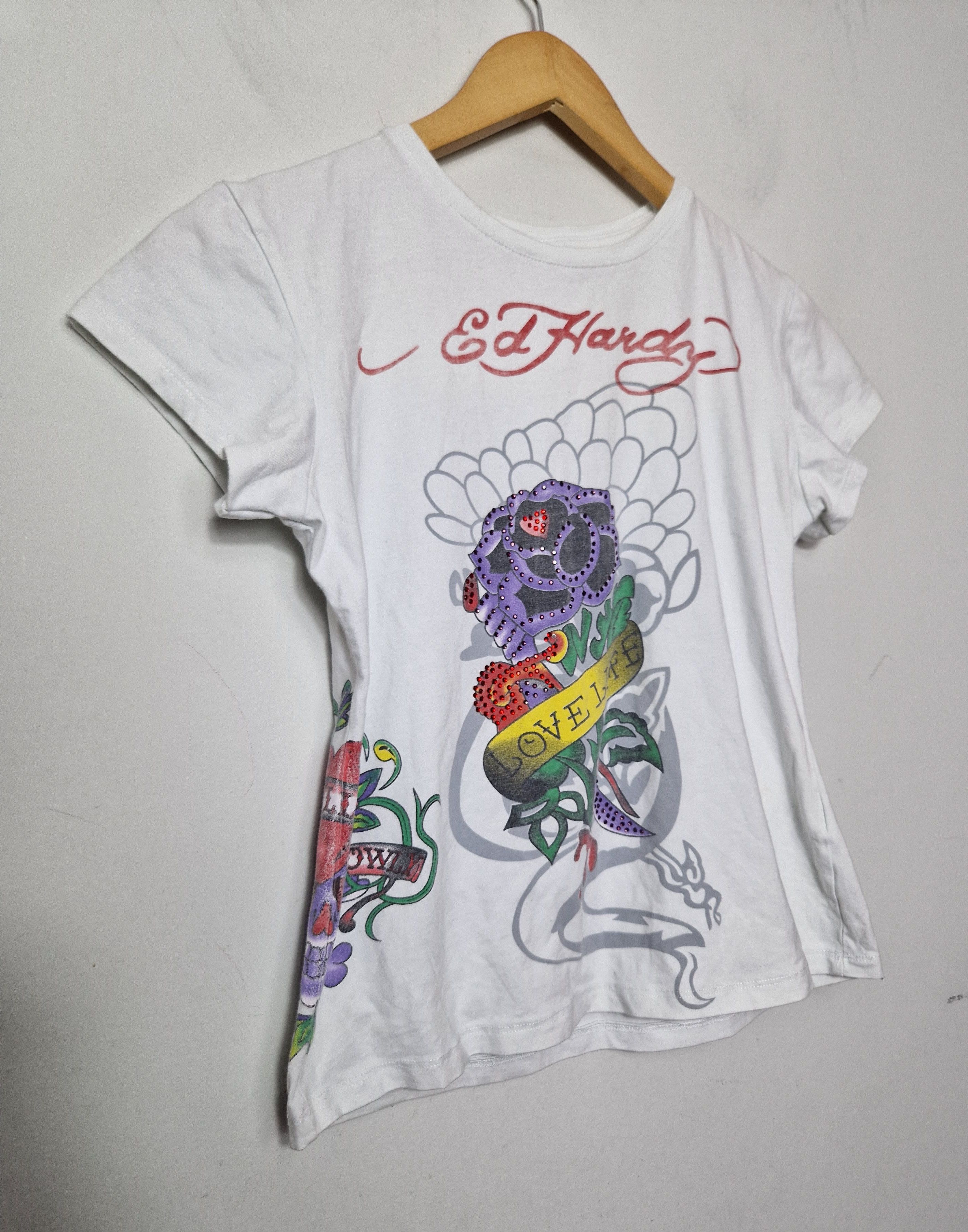 Ed Hardy × Vintage Ed Hardy vintage tee Size S / US 4 / IT 40 - 3 Thumbnail