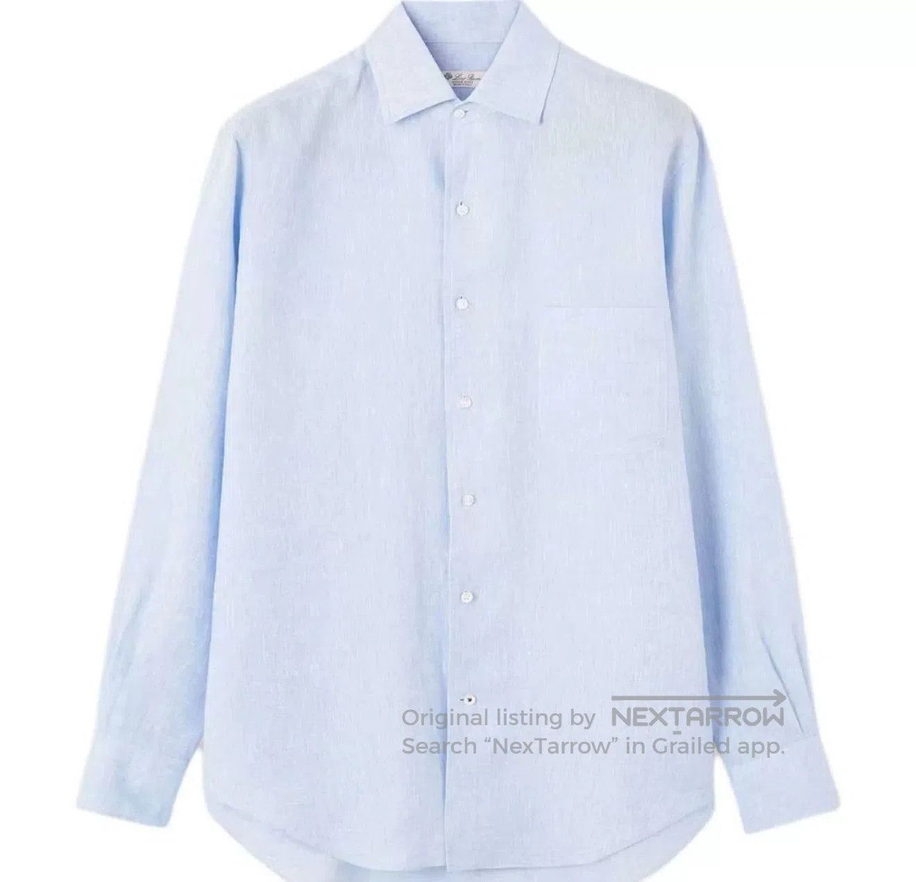 Loro Piana Loro Piana 25 SS Aloe Linen Shirt. Size US M / EU 48-50 / 2 - 5 Thumbnail