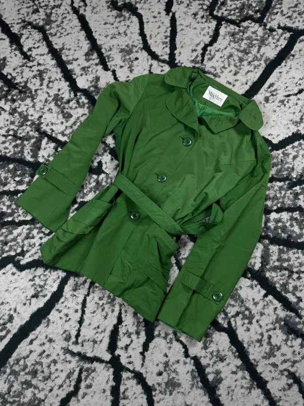 Max Mara Max Mara trench coat green M Size M / US 6-8 / IT 42-44 - 2 Thumbnail