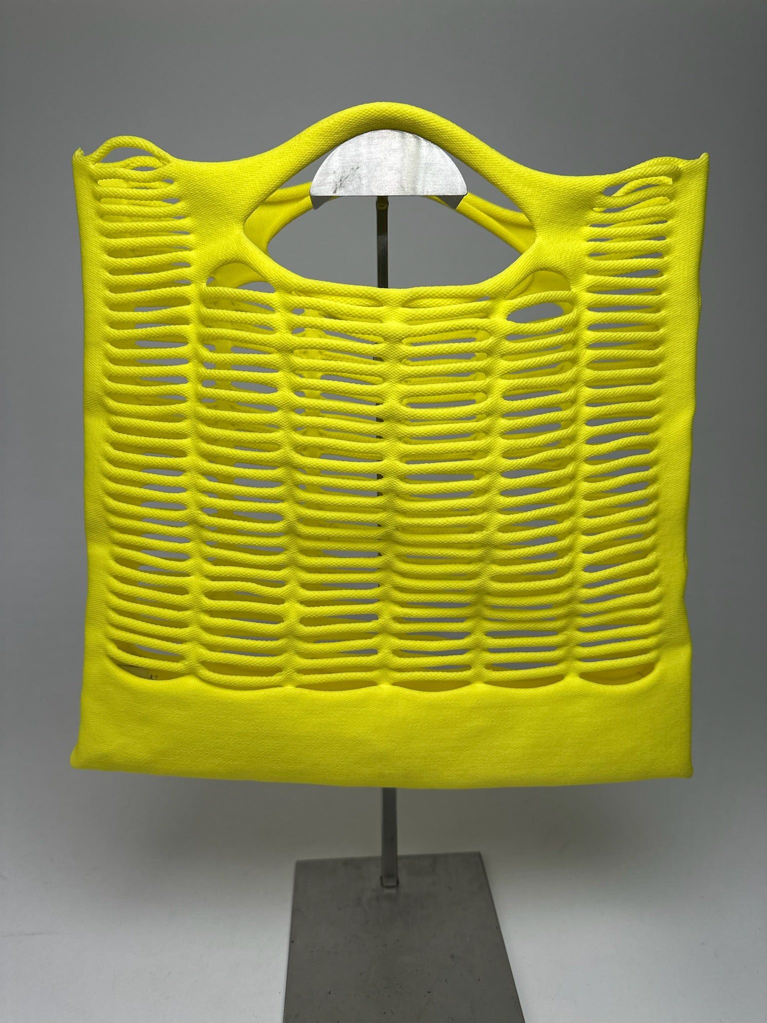 Vintage Cotton shopper yellow
