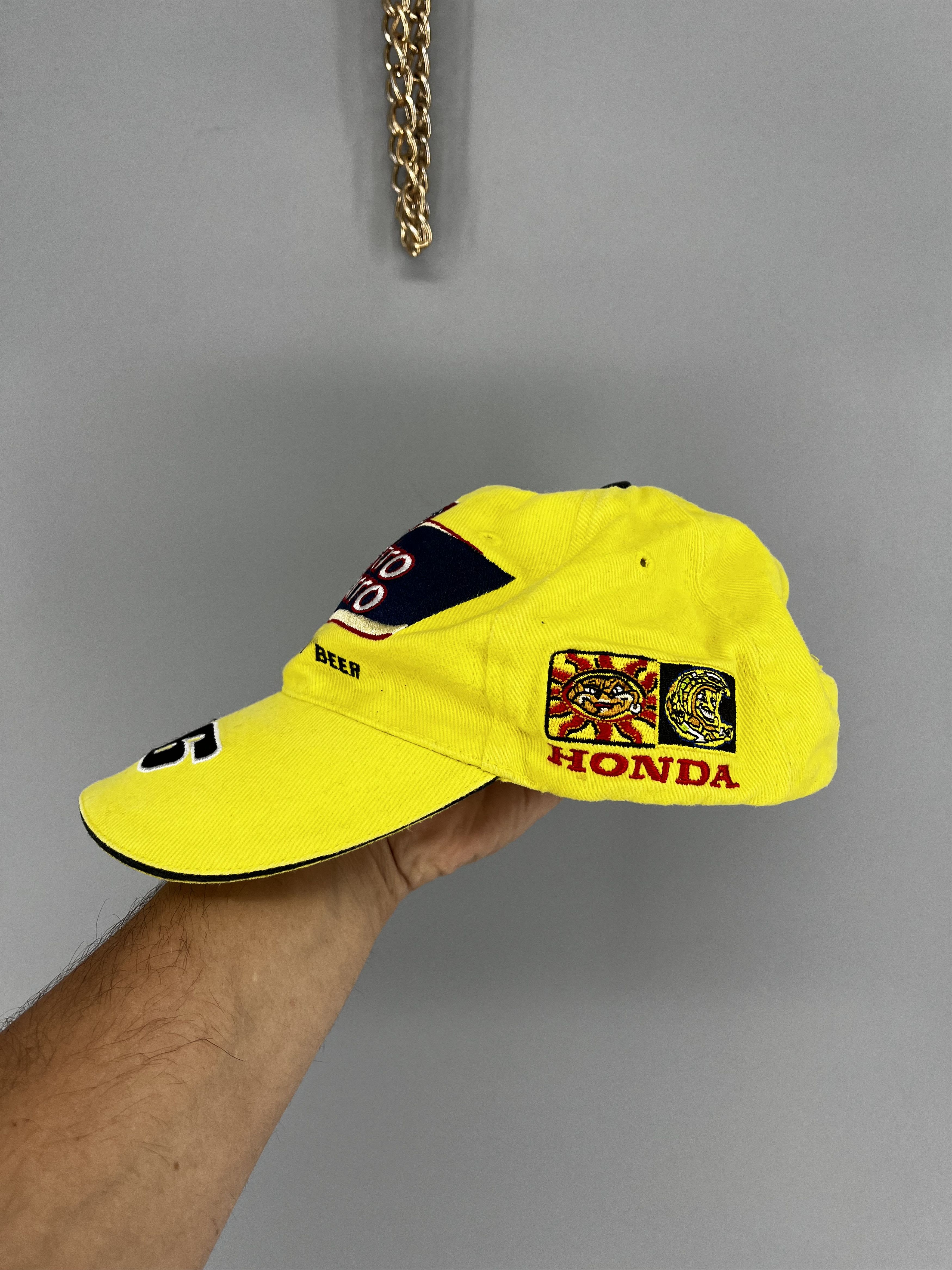 Formula 1 Vintage Valentino Rossi 46 Motorcycle Racing Cap Honda Size ONE SIZE - 4 Thumbnail