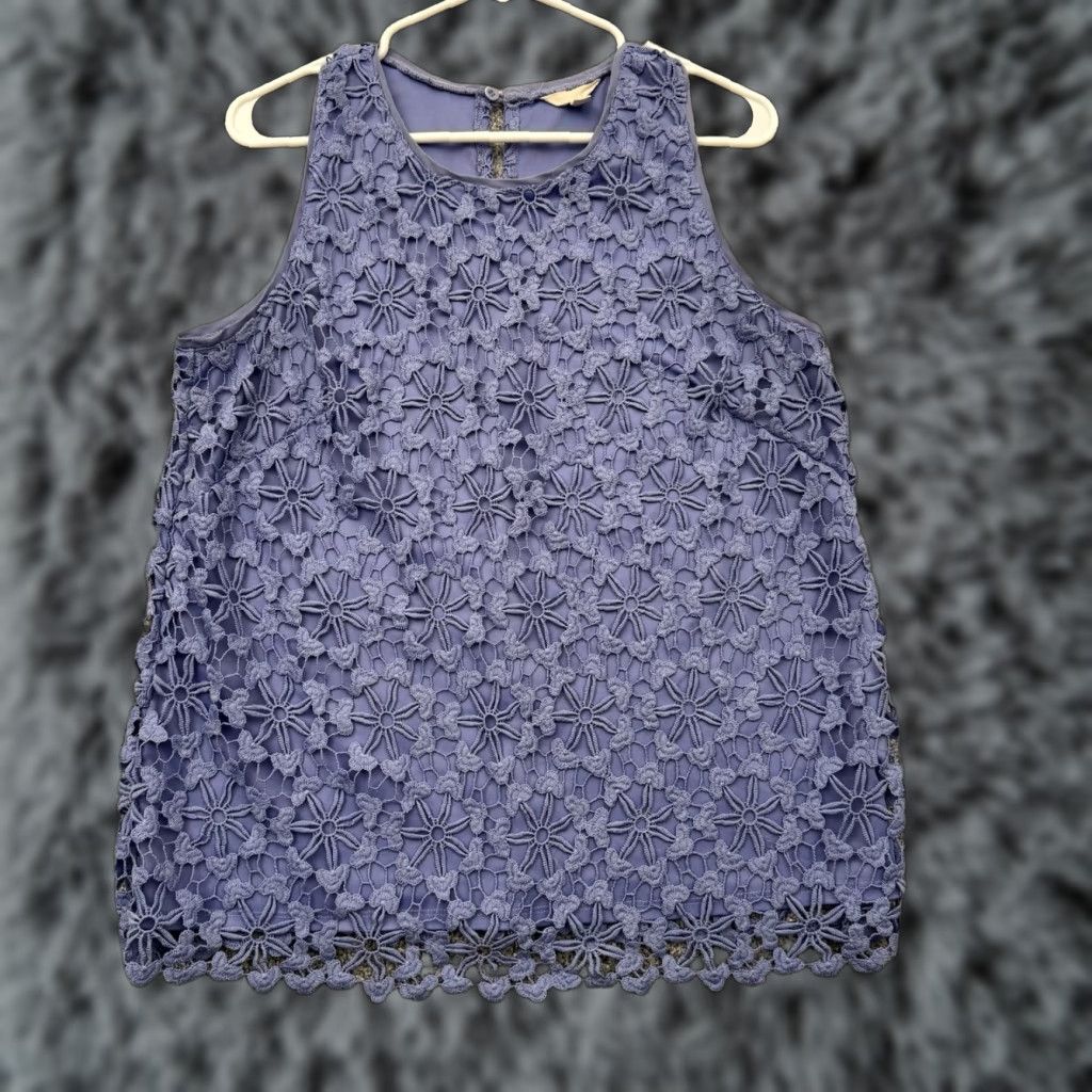 Vintage VINTAGE Adiva Tank Top Women XL Lace Floral Fairycore Coquette Romantic Pastel Boho 2010 Size XL / US 12-14 / IT 48-50 - 1 Thumbnail