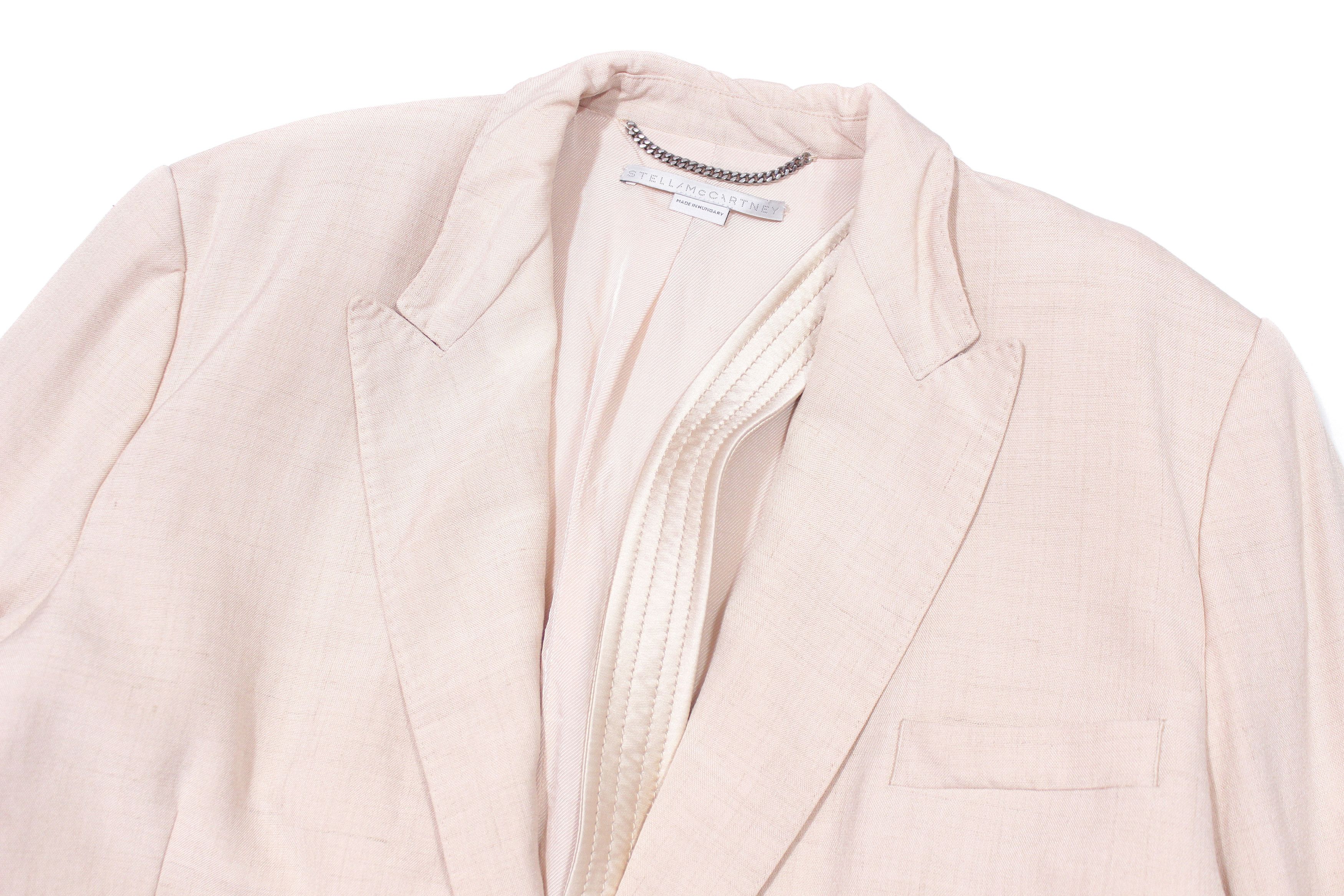 Stella McCartney 2018 Viscose Linen Blazer Size M / US 6-8 / IT 42-44 - 3 Thumbnail