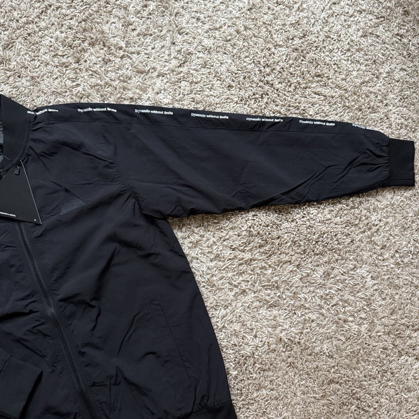 KidSuper Kid Super Studios Vercel Jacket Black Full Zip Nylon Bomber Size US S / EU 44-46 / 1 - 8 Thumbnail