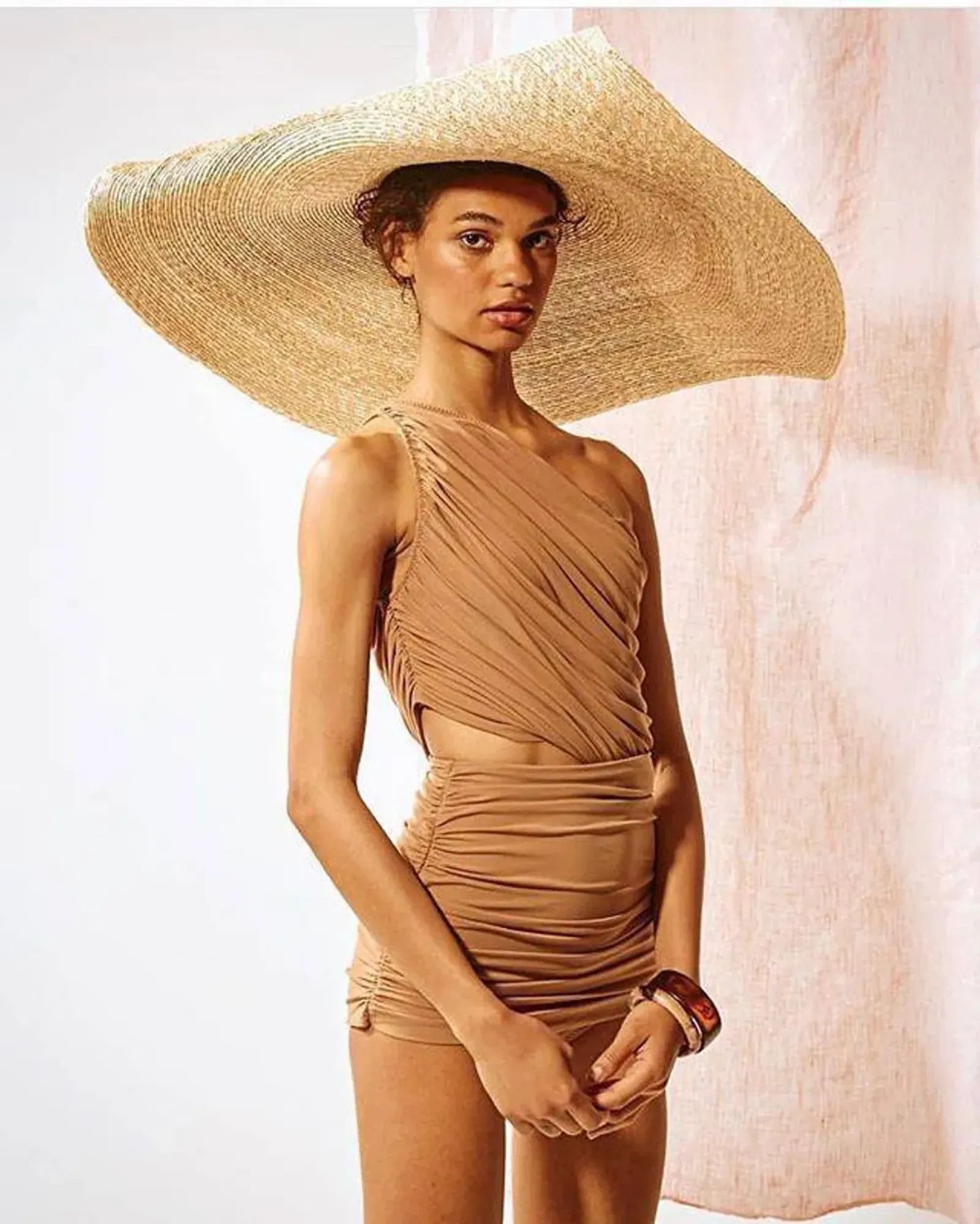 image of Norma Kamali Bikini in Beige, Women's