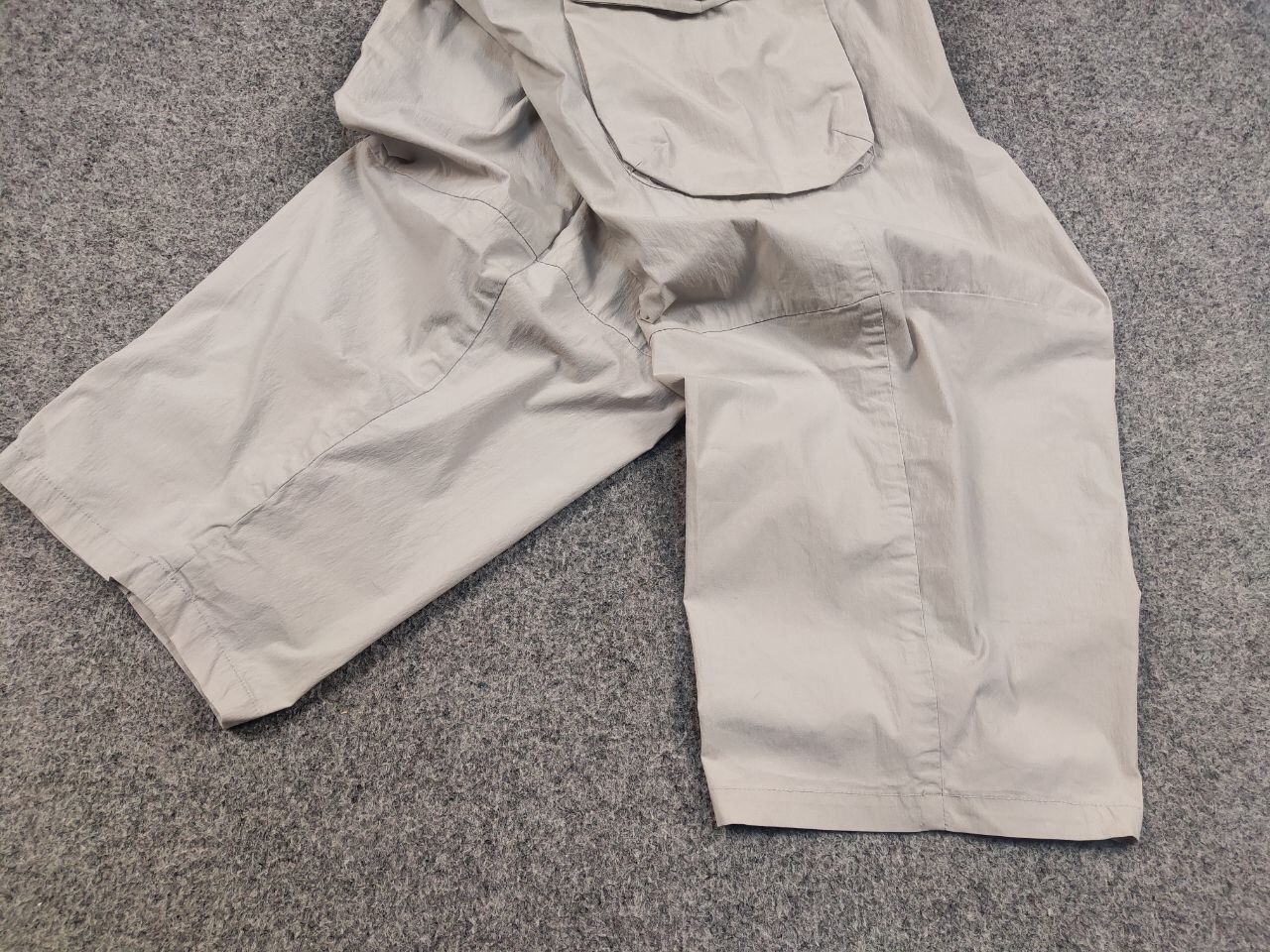 Japanese Brand Rizhuo Japanese Design Beige Baggy Cargo Trouser Pants Size US 32 / EU 48 - 4 Thumbnail
