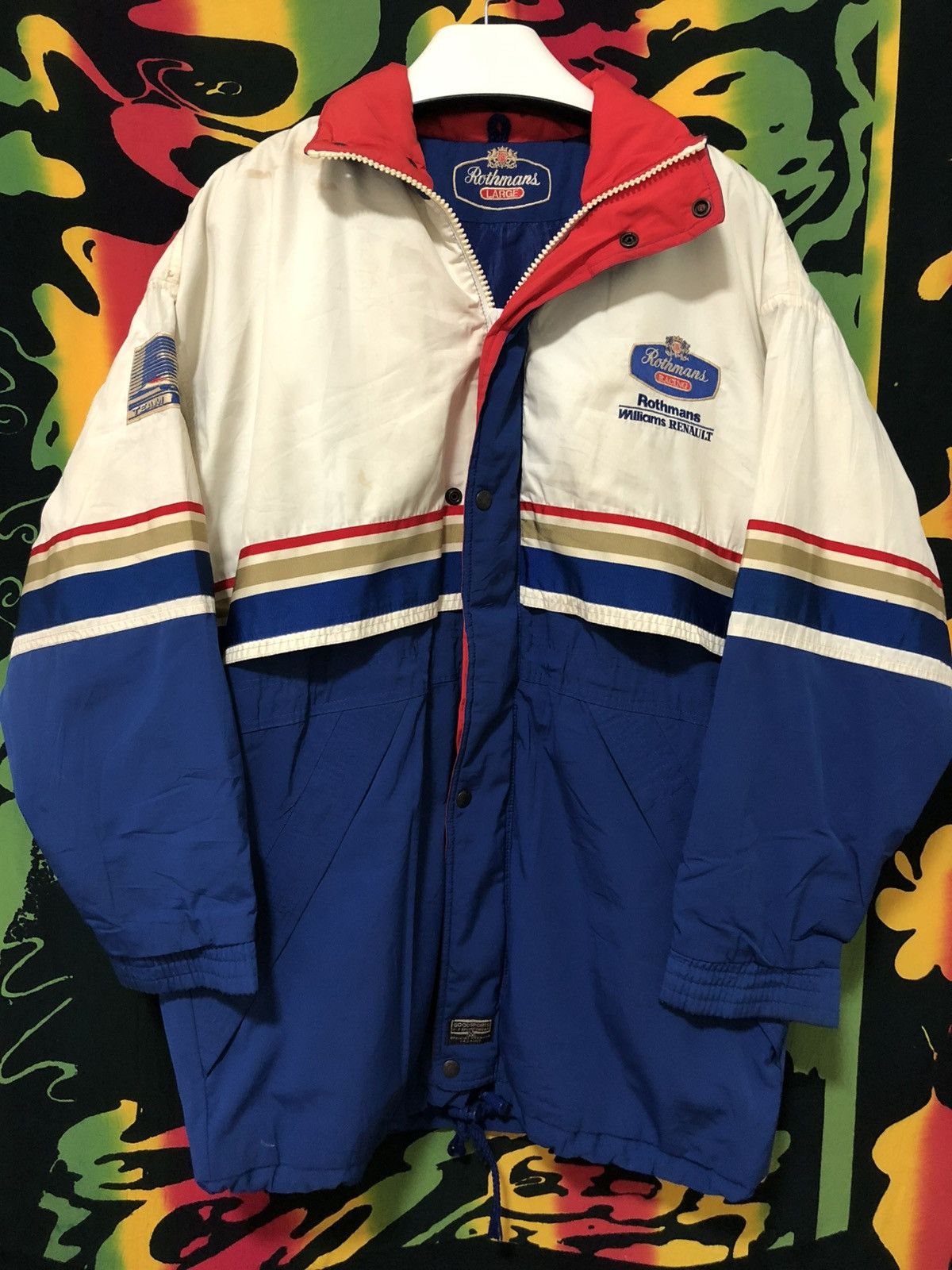 ICON Motorsports Vintage F1 Racing Rothmans team jacket Size US XL / EU 56 / 4 - 5 Thumbnail