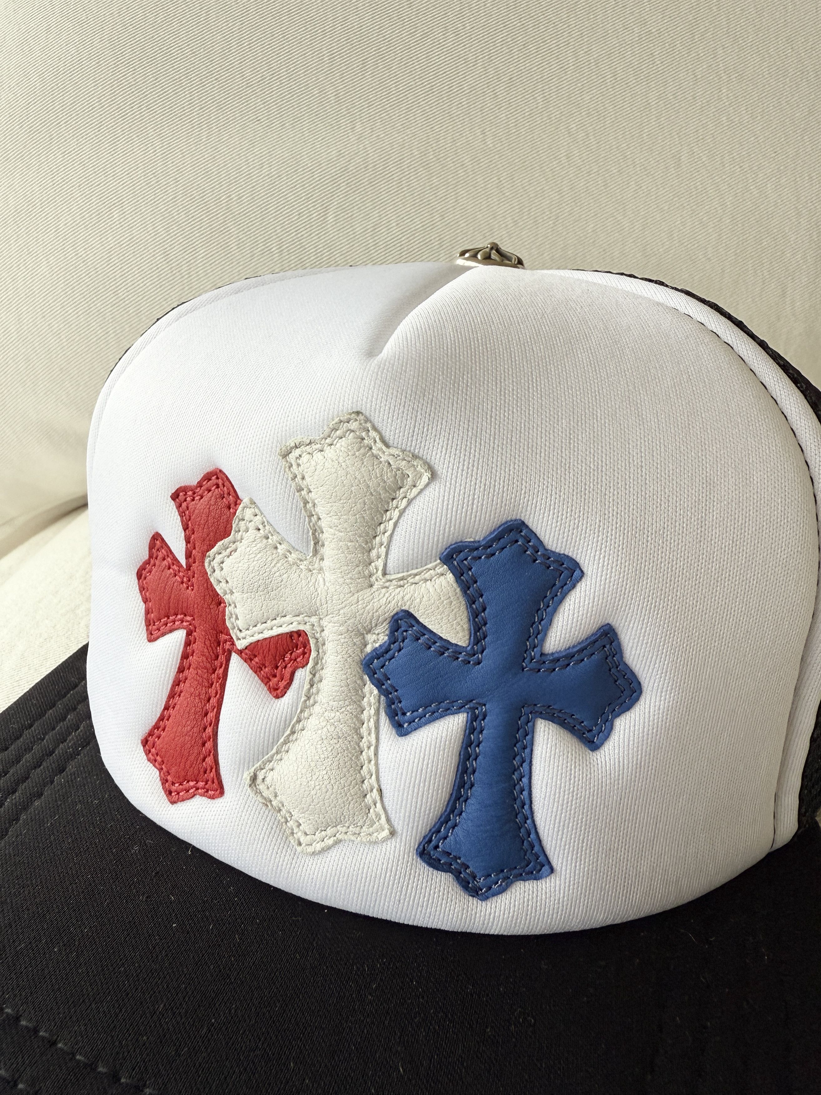 Chrome Hearts CHROME HEARTS CEMETERY 4TH OF JULY HAT RED WHITE BLUE Size ONE SIZE - 8 Thumbnail