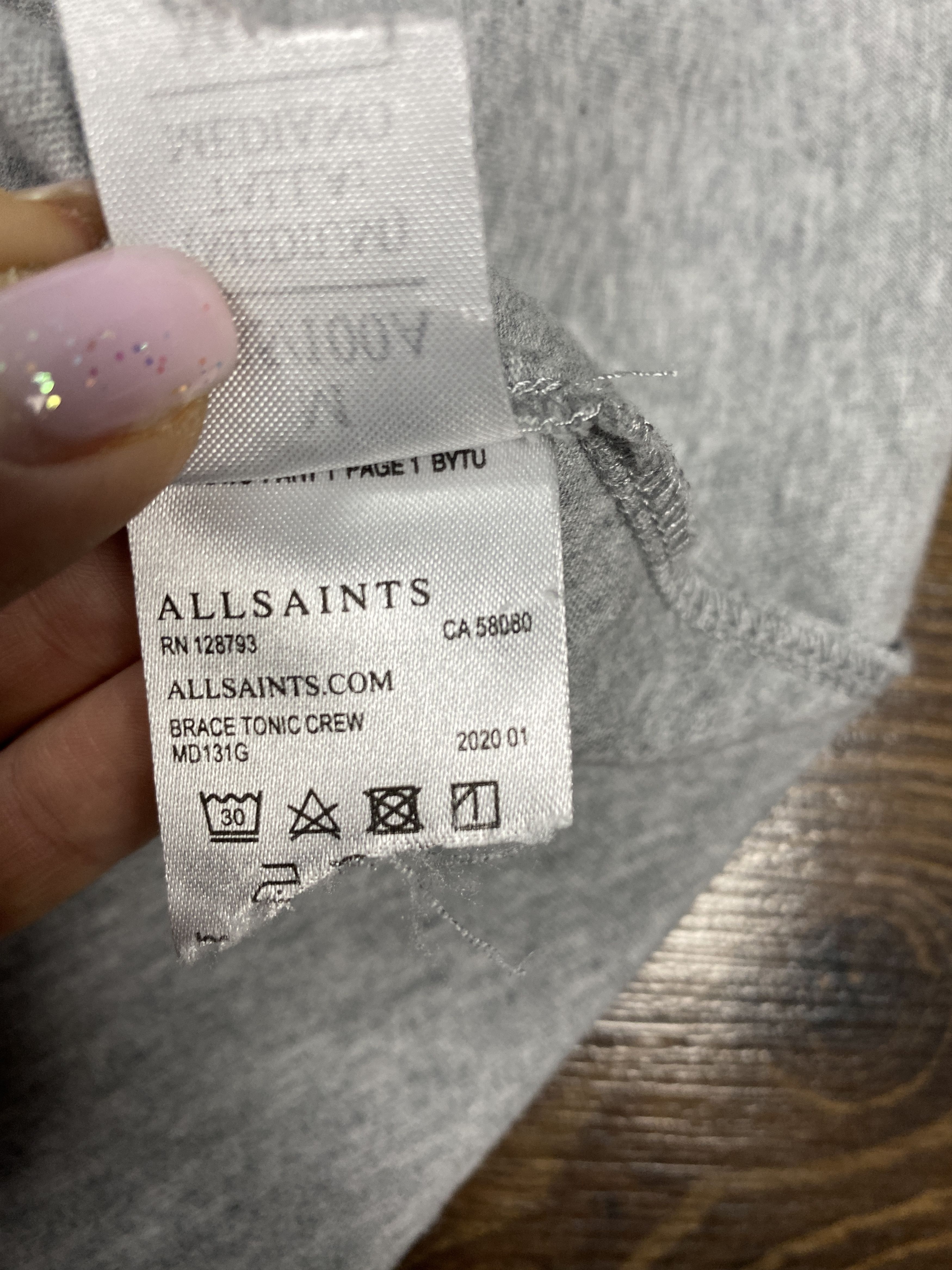 Allsaints Allsaints vintage crew neck t-shirt y2k Size US M / EU 48-50 / 2 - 6 Thumbnail
