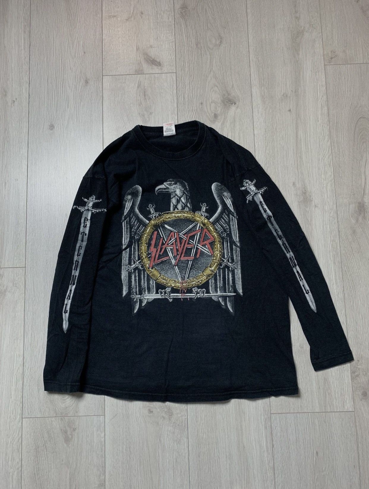 Slayer × Vintage 🔥Vintage Slayer long sleeve t shirt Size US M / EU 48-50 / 2 - 5 Thumbnail