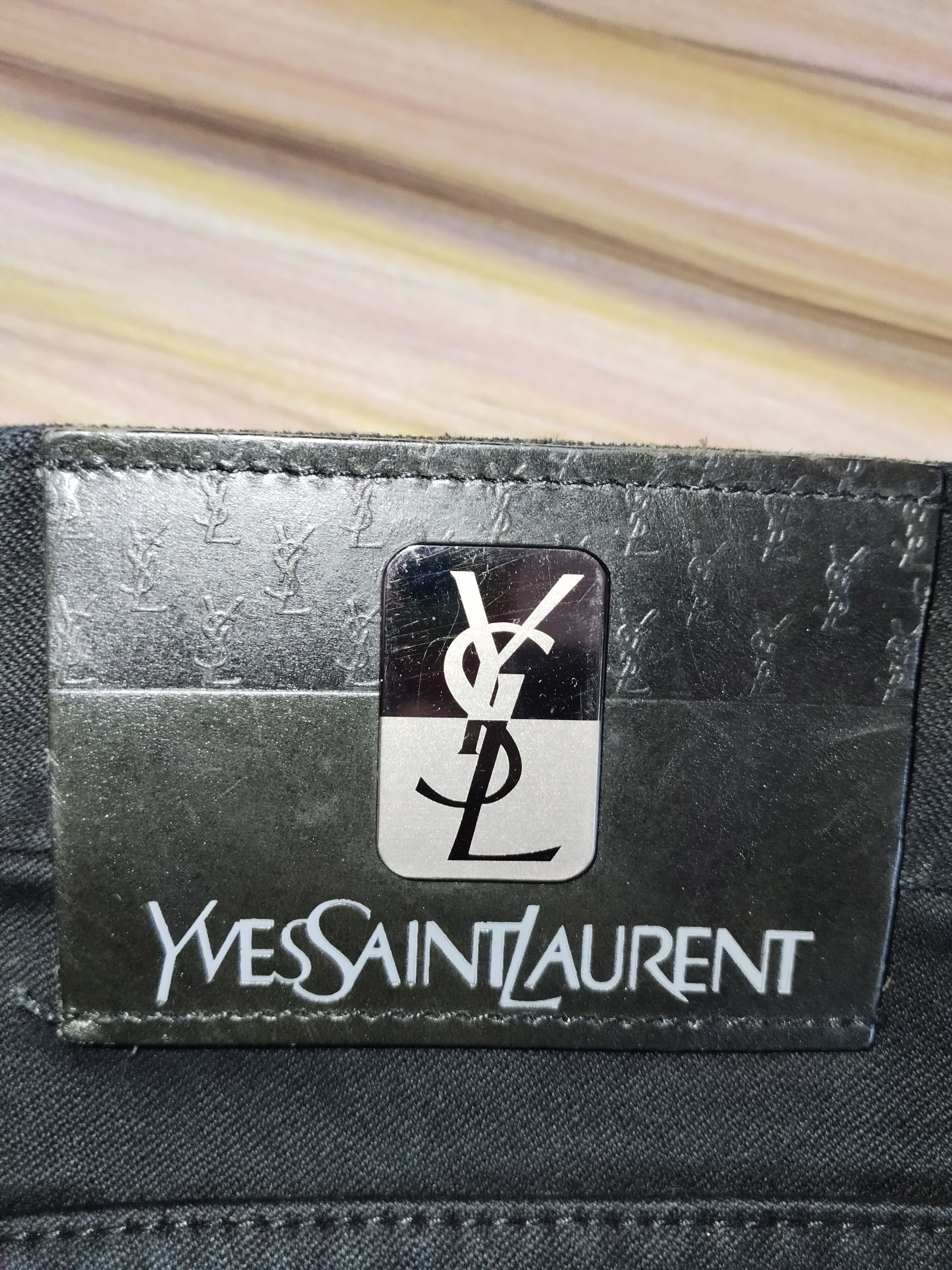 Yves Saint Laurent YVES SAINT LAURENT Black Jeans Size US 34 / EU 50 - 10 Thumbnail