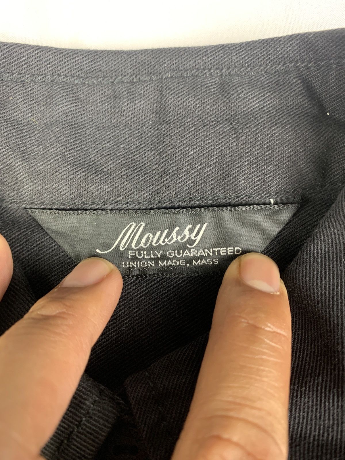 MOUSSY Moussy Japan Black Gemini Embroidered Work Shirt Size S / US 4 / IT 40 - 9 Thumbnail