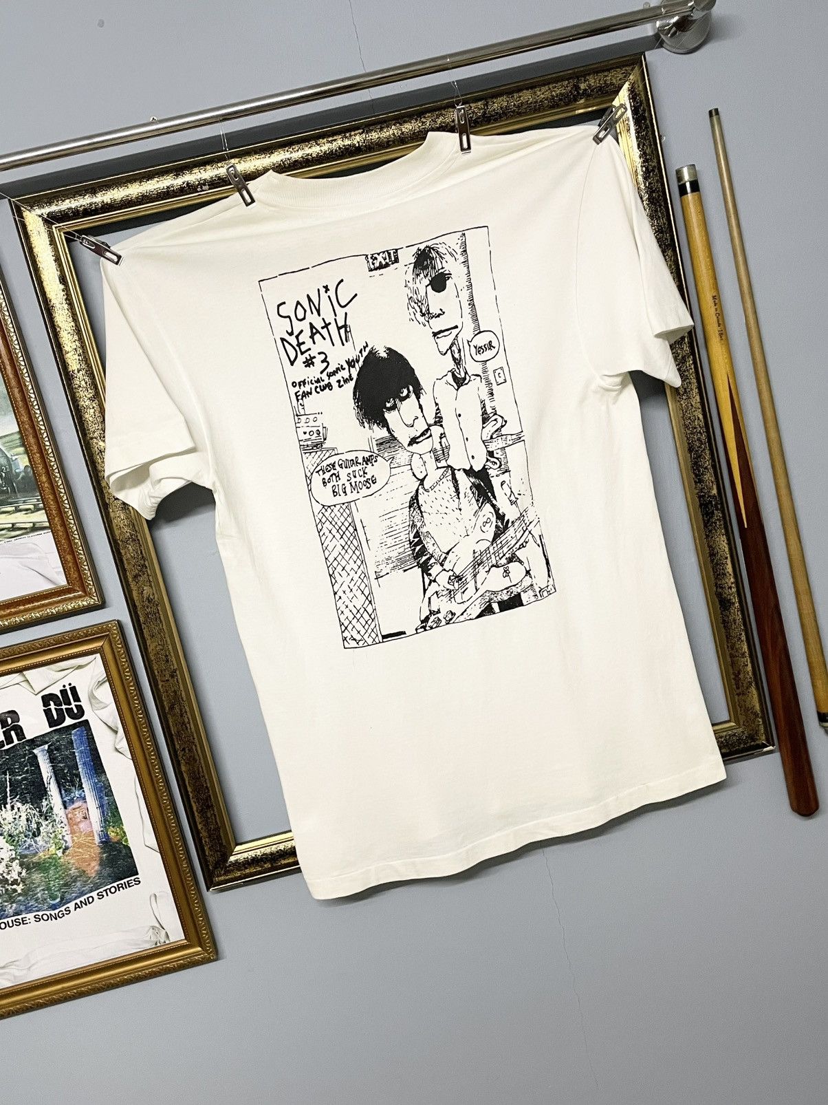 Vintage Vintage 1993 Sonic Youth Sonic Death Fanzine#3 Rare Find Tee Size US M / EU 48-50 / 2 - 2 Thumbnail