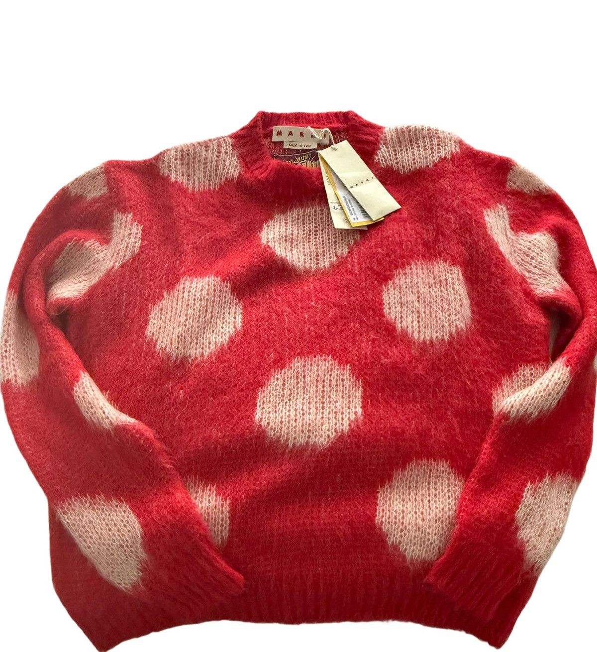 Marni Marni Polka Dot Intarsia Jumper Size US M / EU 48-50 / 2 - 6 Thumbnail