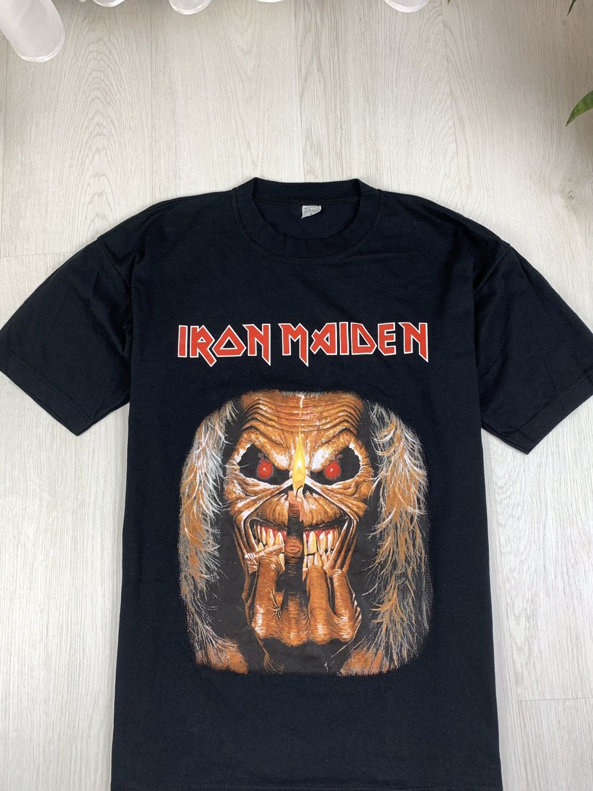 Vintage Iron Maiden Vintage T-Shirt Black Size M Size US M / EU 48-50 / 2 - 2 Thumbnail