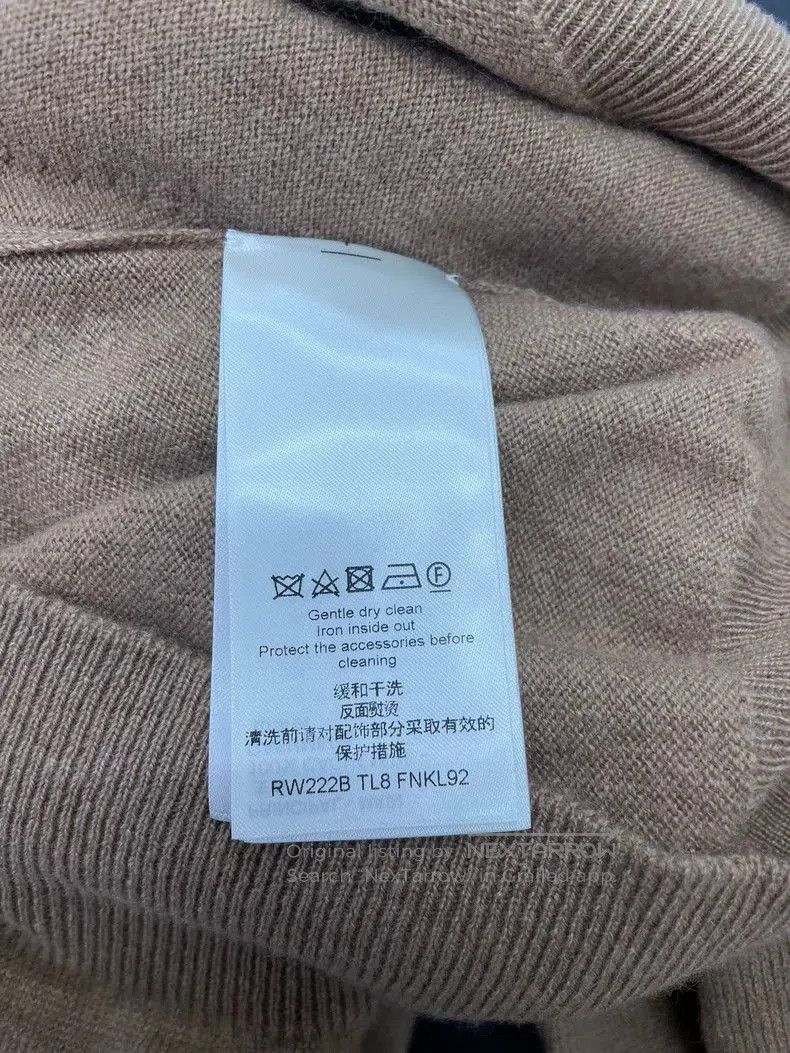 Louis Vuitton LV Beige Cashmere Turtleneck Sweater. Size US XS / EU 42 / 0 - 5 Thumbnail