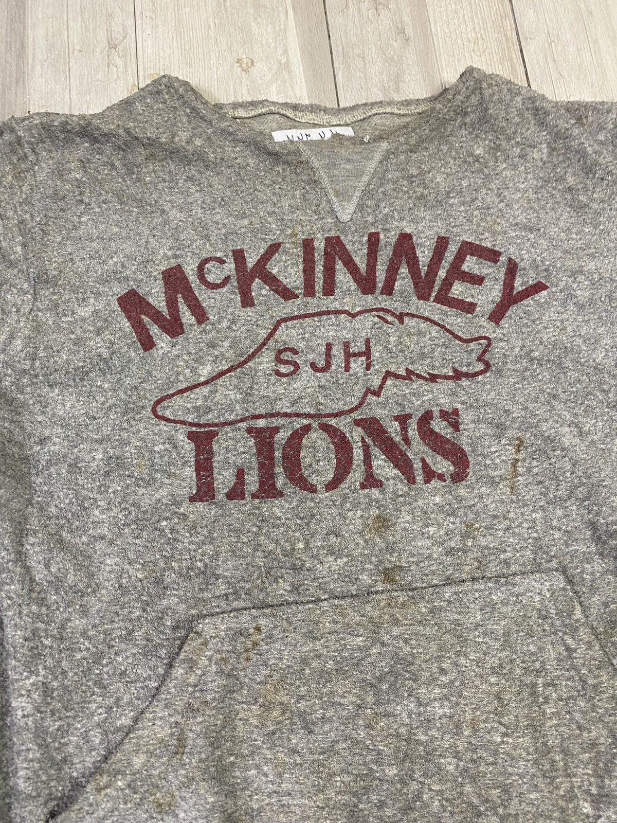Vintage Vintage mckinney lions 60s sweater size L big logo Size US L / EU 52-54 / 3 - 2 Thumbnail