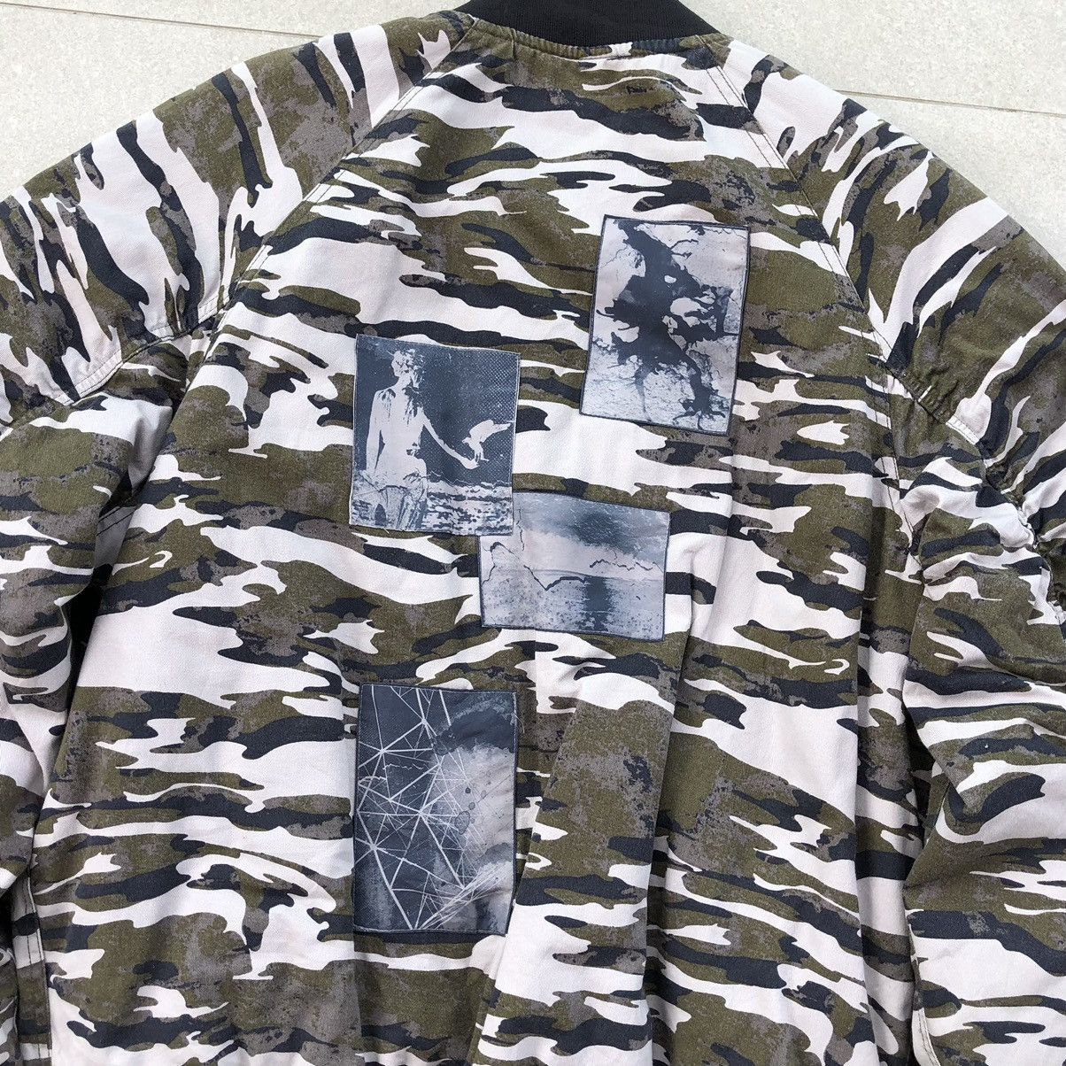 Japanese Brand VTG Divided Camo Bomber Jacket Raf Simons Archive Inspired Size US XL / EU 56 / 4 - 8 Thumbnail