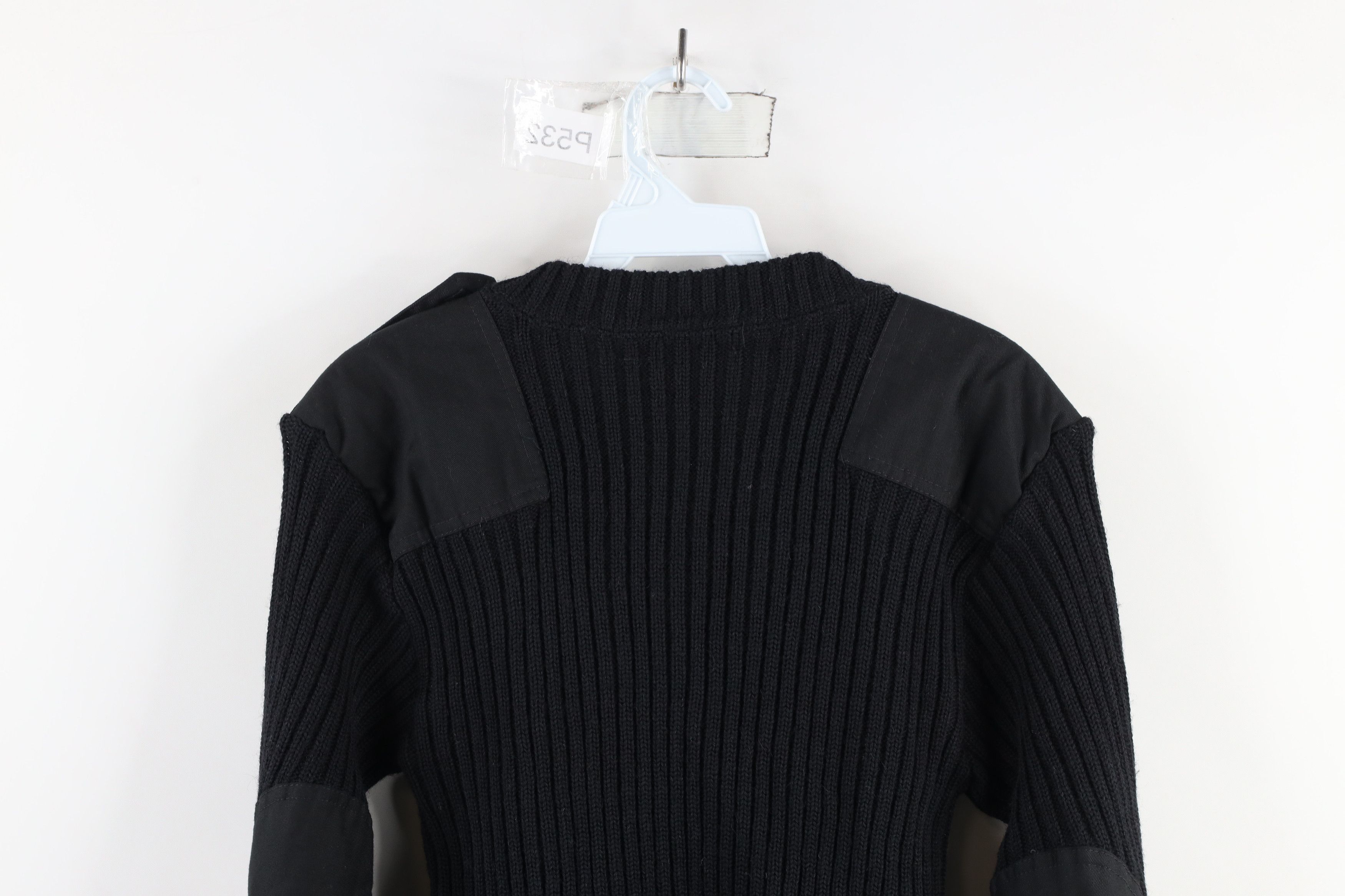 Vintage Vintage 90s Streetwear Ribbed Knit Military Commando Sweater Size US S / EU 44-46 / 1 - 12 Thumbnail